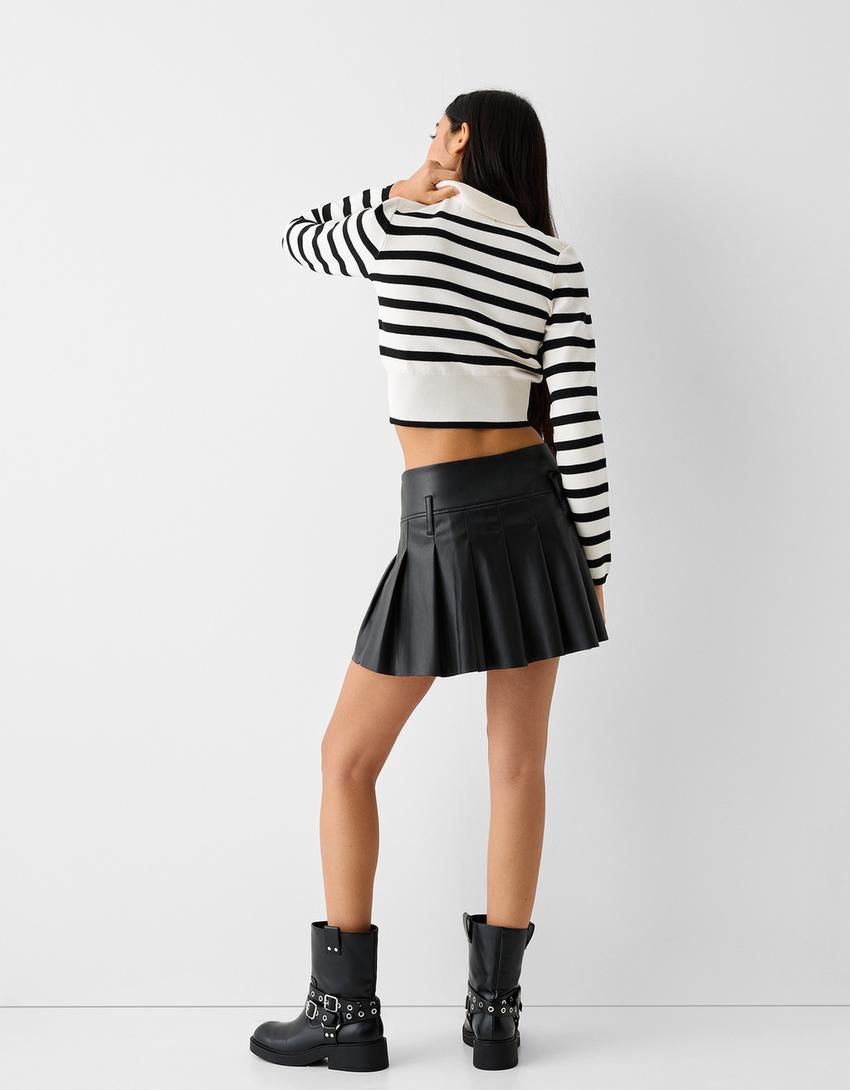 سويتر بياقة بولو-أسود-1