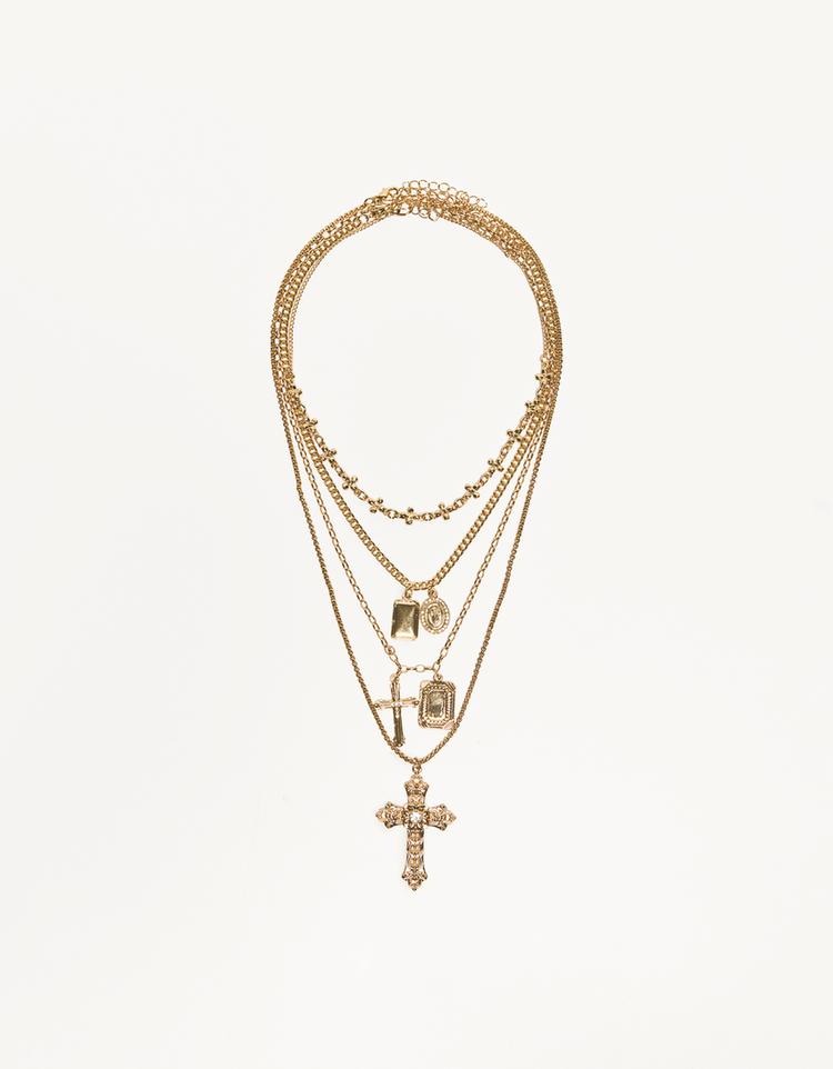 Pack 4 collares colgantes