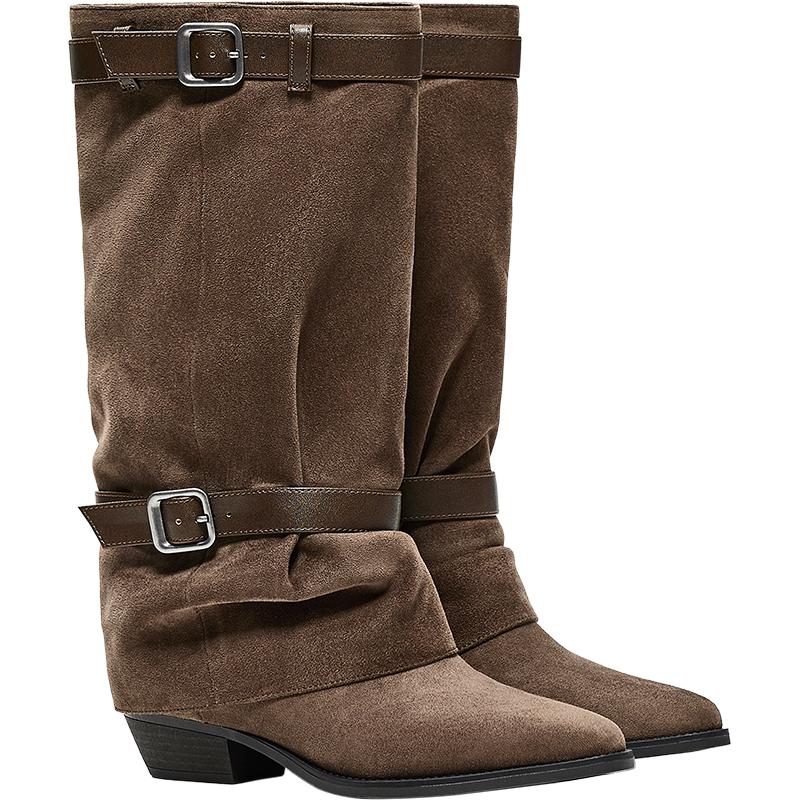 Buckle trouser boots — 1-723