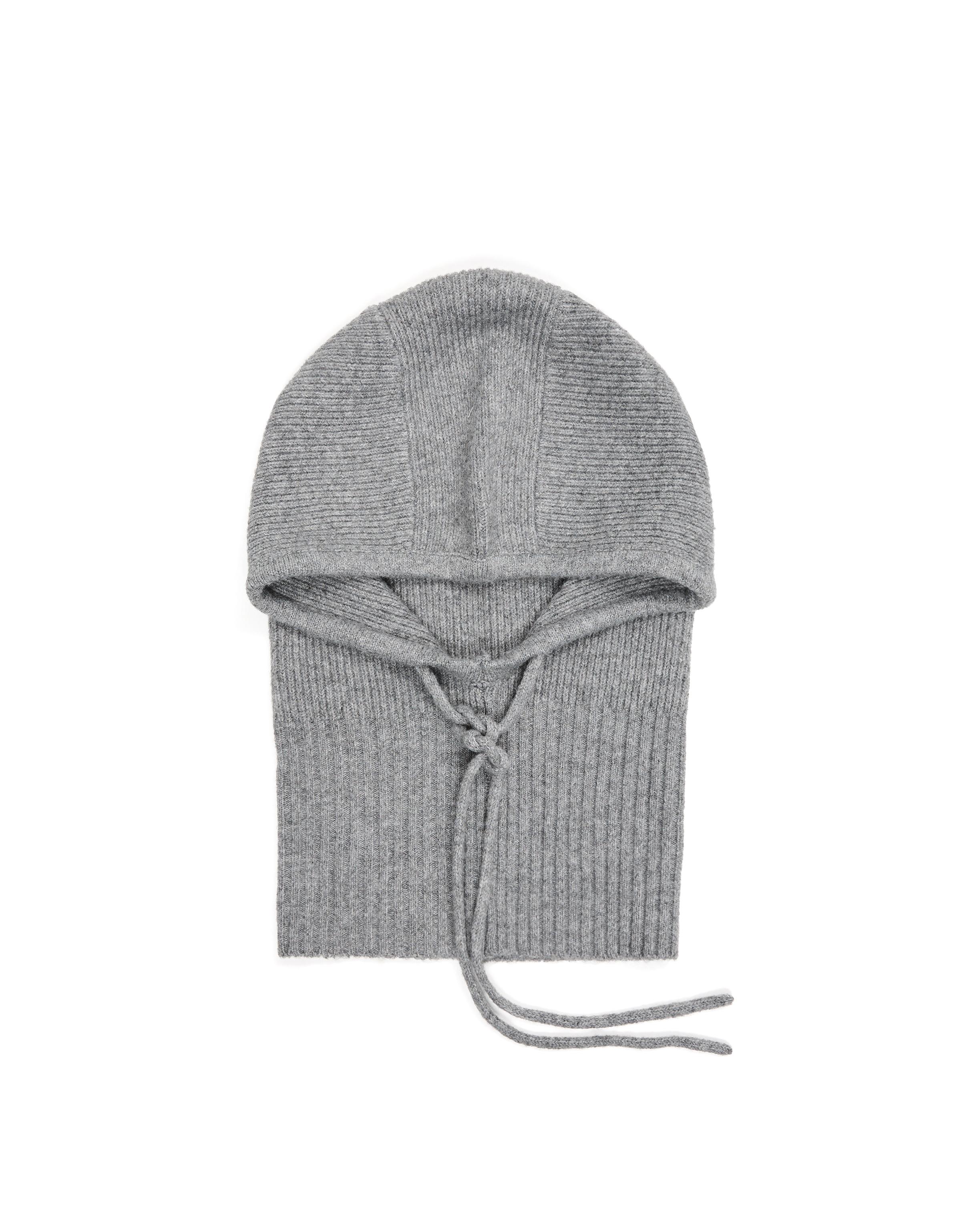 Knit balaclava — Grey