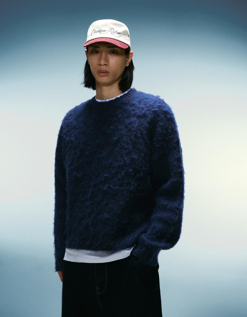 Teddy trui-Marineblau