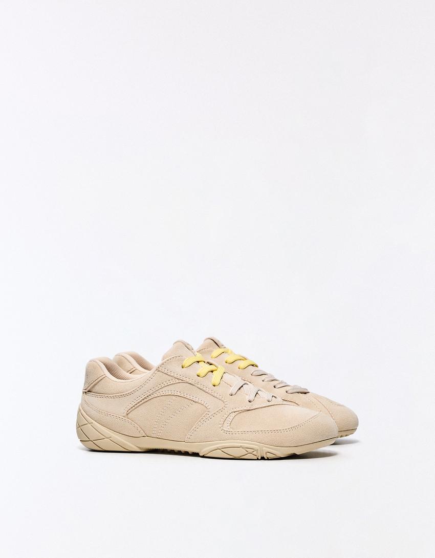 Fine sole sneakers-SAND