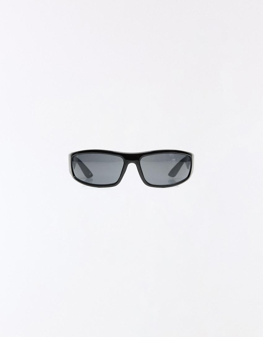 Gafas de sol mini pantalla-Negro