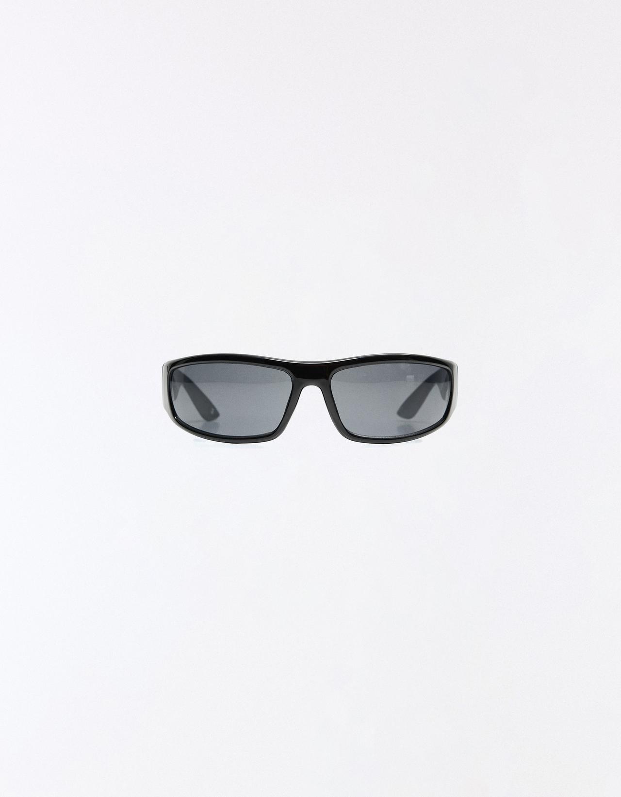 Mini shield sunglasses — Black