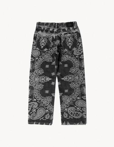 Jacquard jeans ARIES X Bershka — Black 6