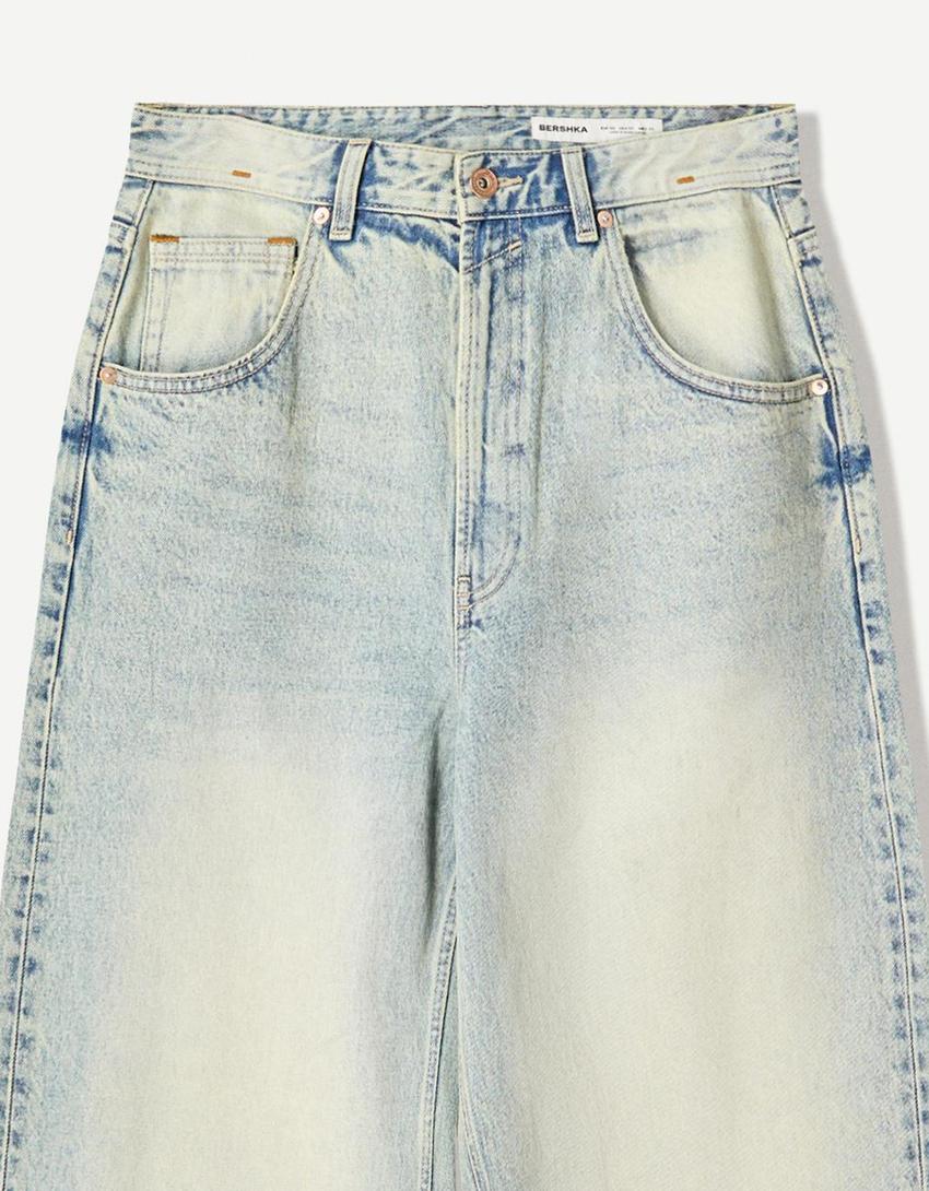 Jeans super baggy-Azul lavado