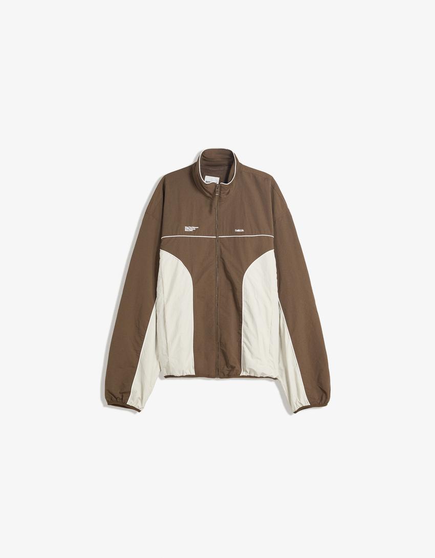 Technical sports jacket-Brown-3