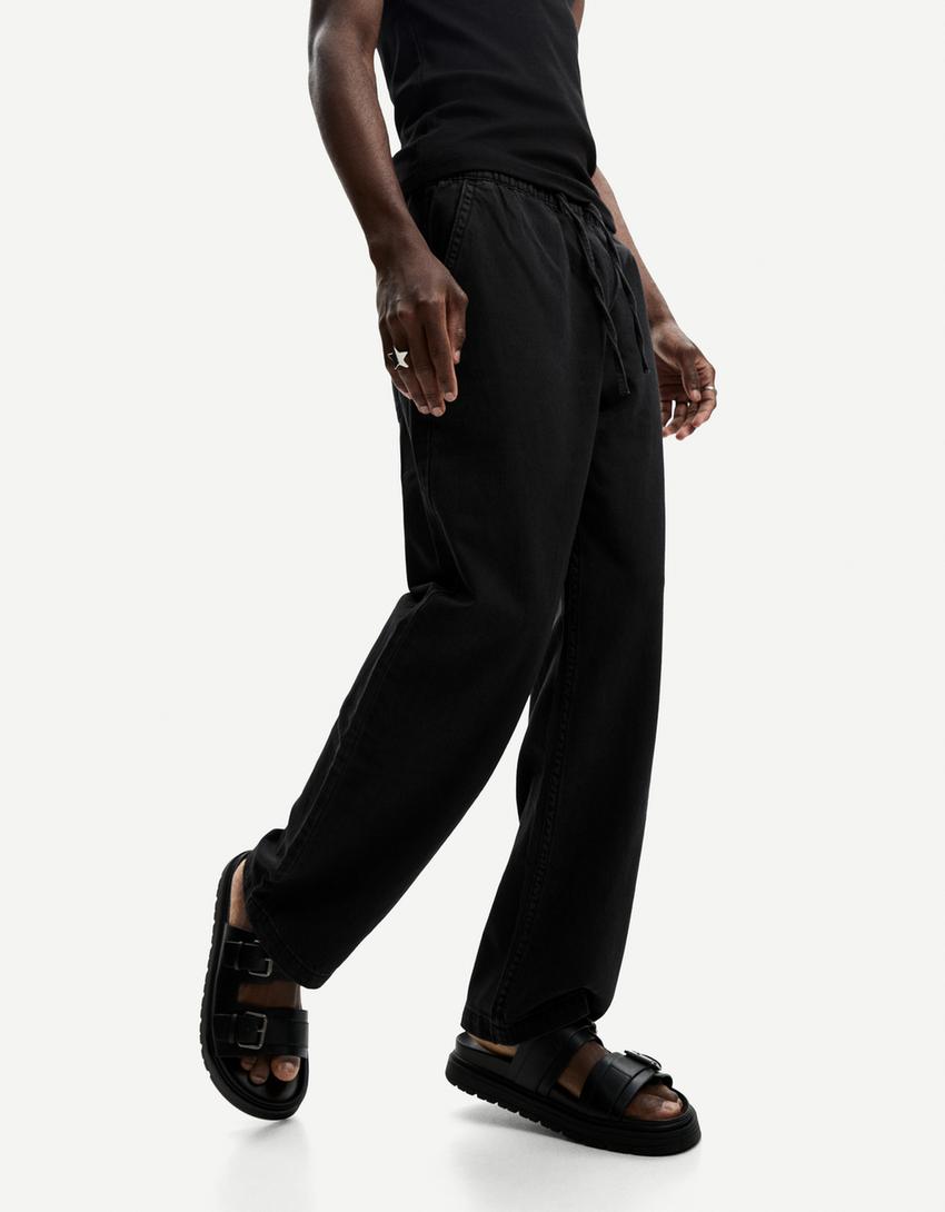 Jogger jeans-Black-2