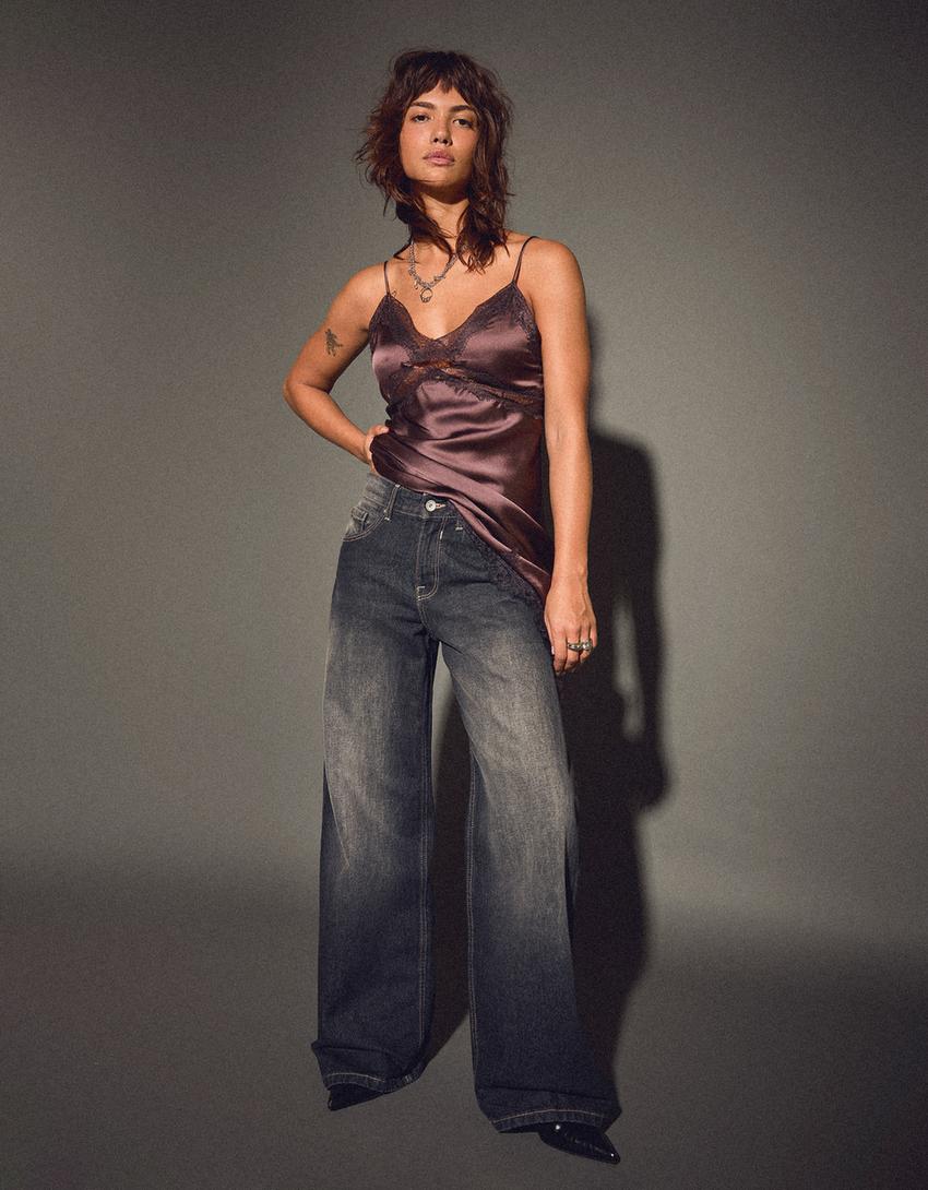 Jeans boyfriend-Preto