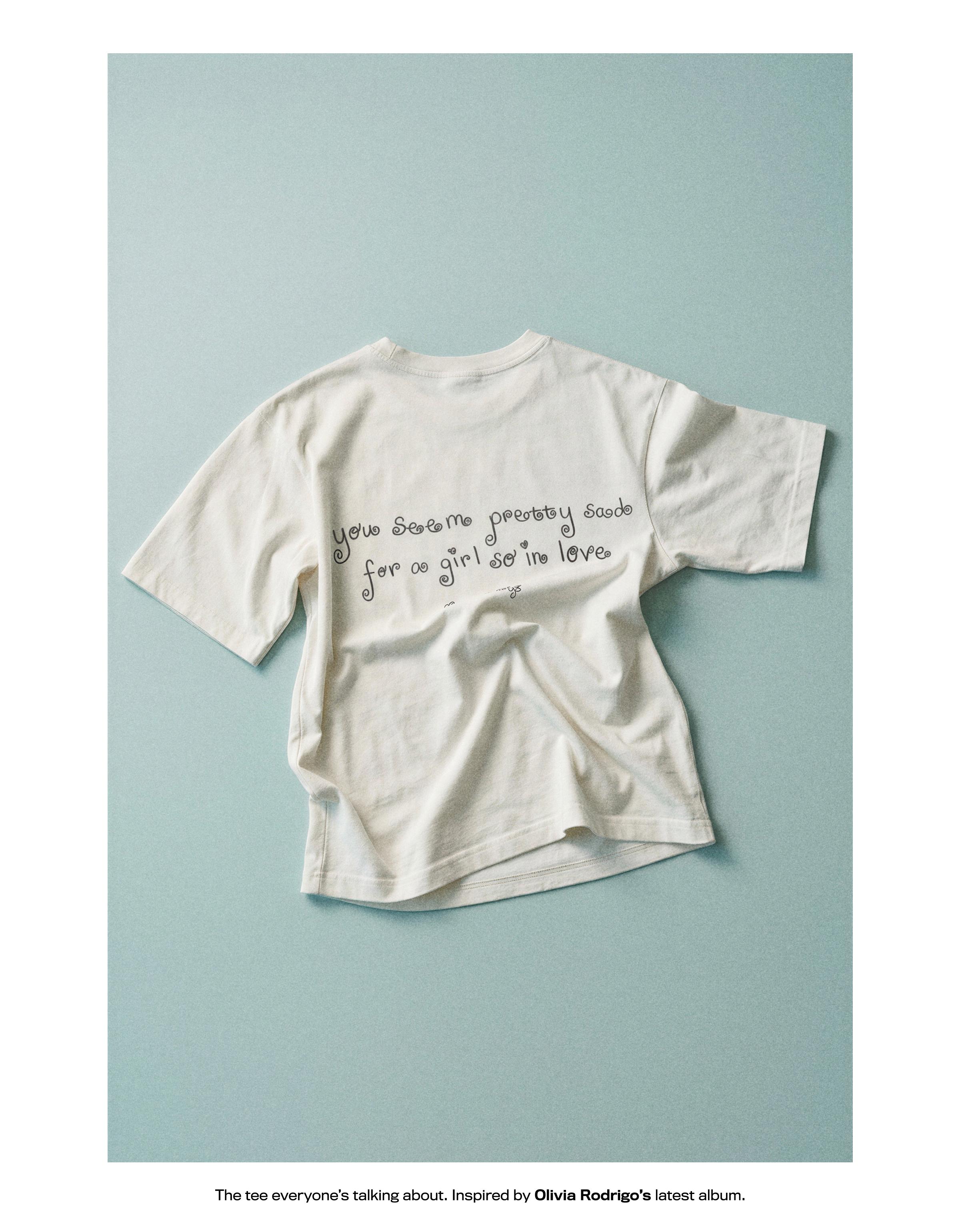 OLIVIA RODRIGO oversize T-shirt — Off white