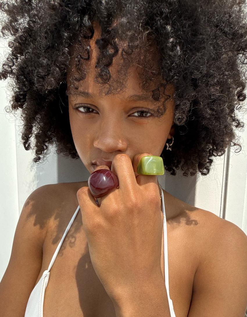 طقم من 2 خواتم-Bordo