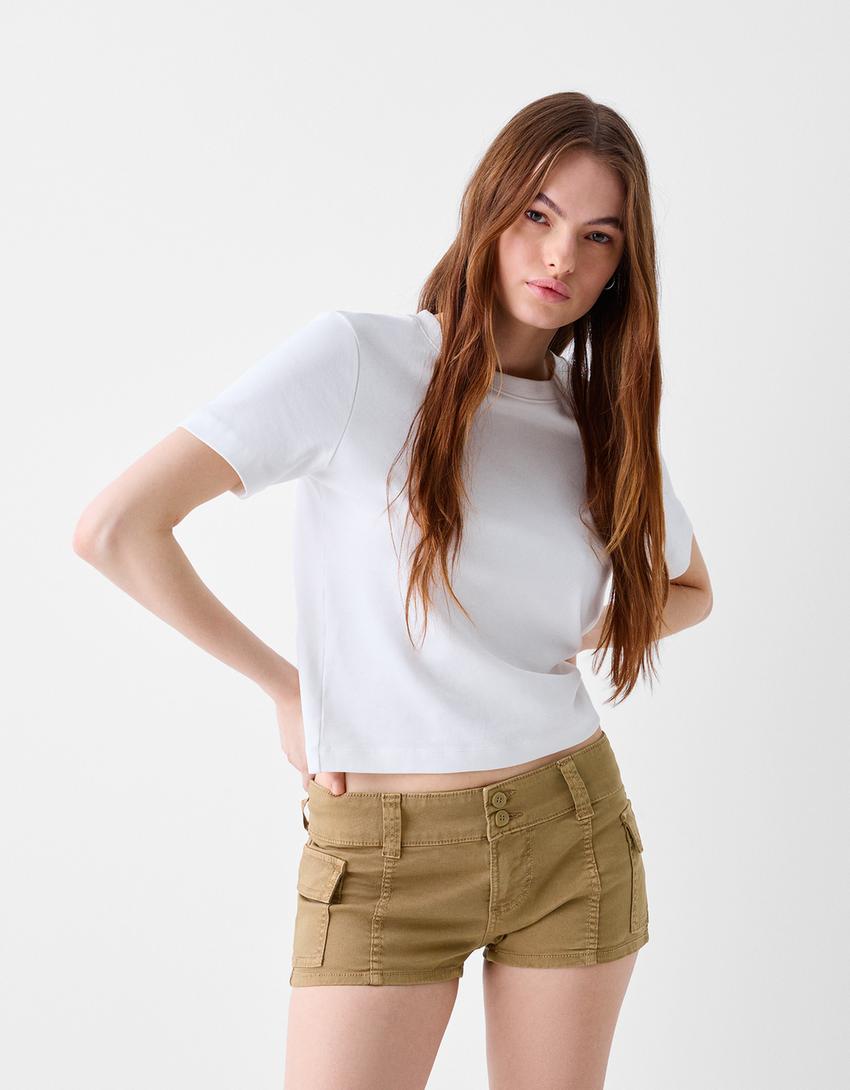 Kargo şort-Deve tüyü rengi-1