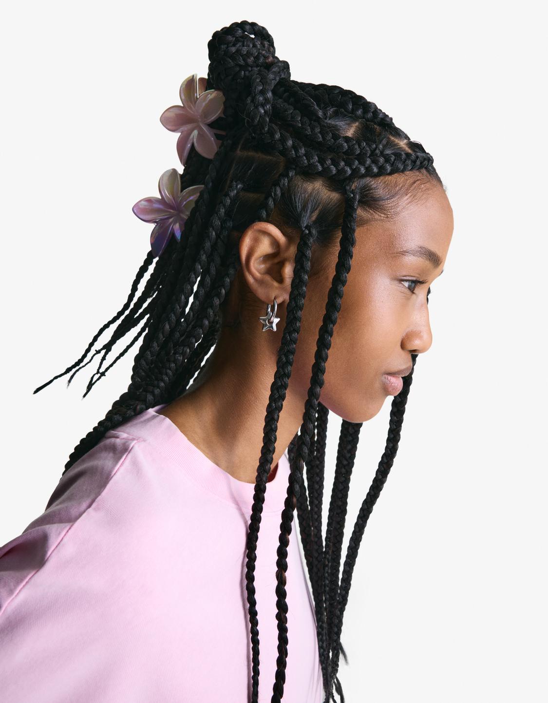 2-pack of flower hair clips