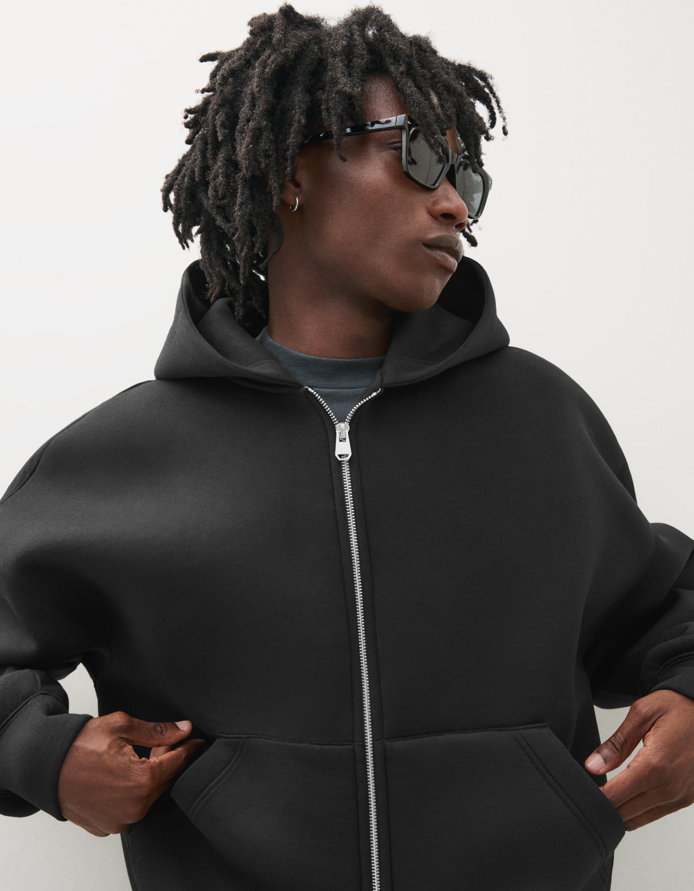 Technical hoodie — Black