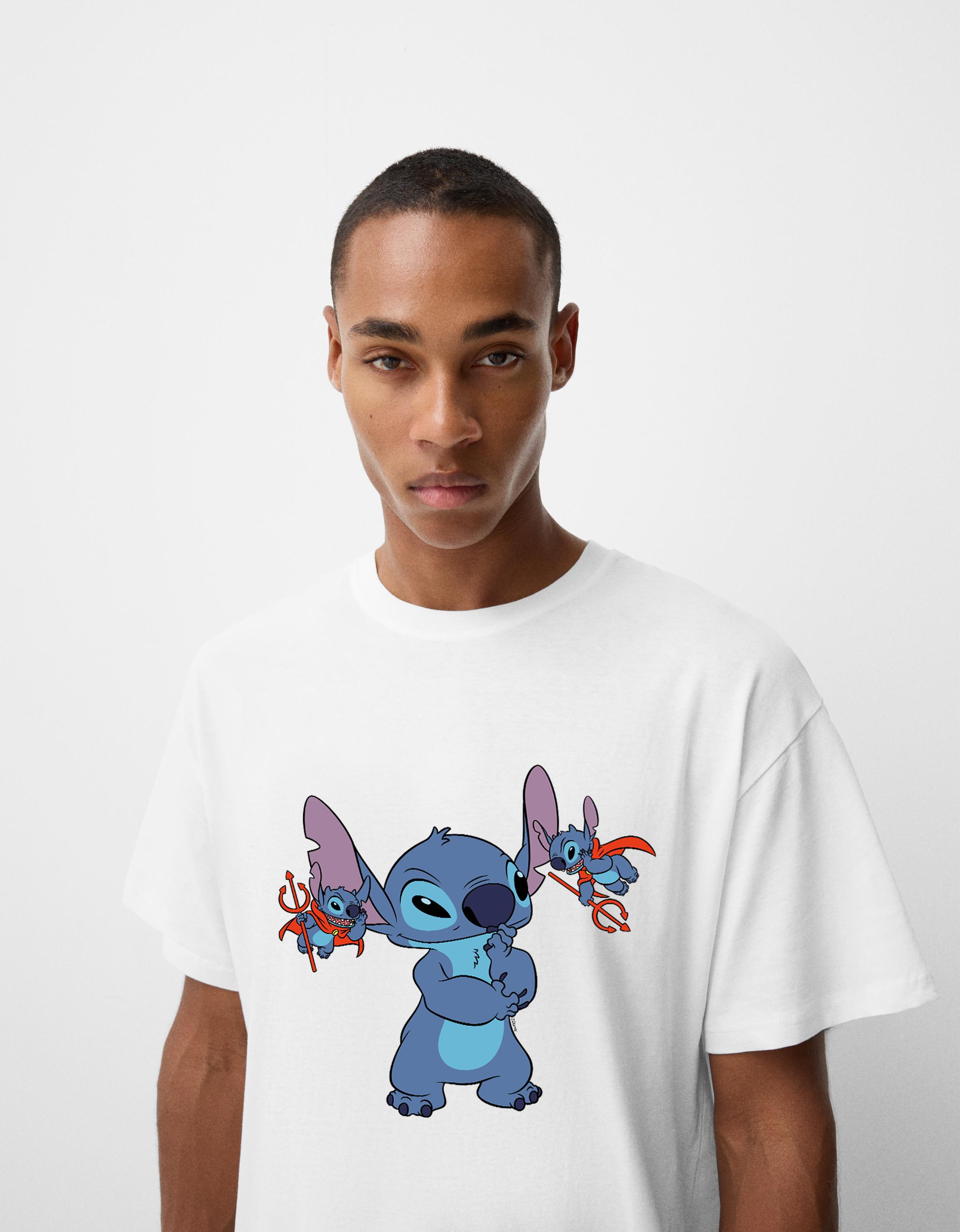 CERDÁ T-Shirt Bambina Stitch | Cotone 100% | Manga Corta | Design Originale Disney | Made In Spain - Foto 2