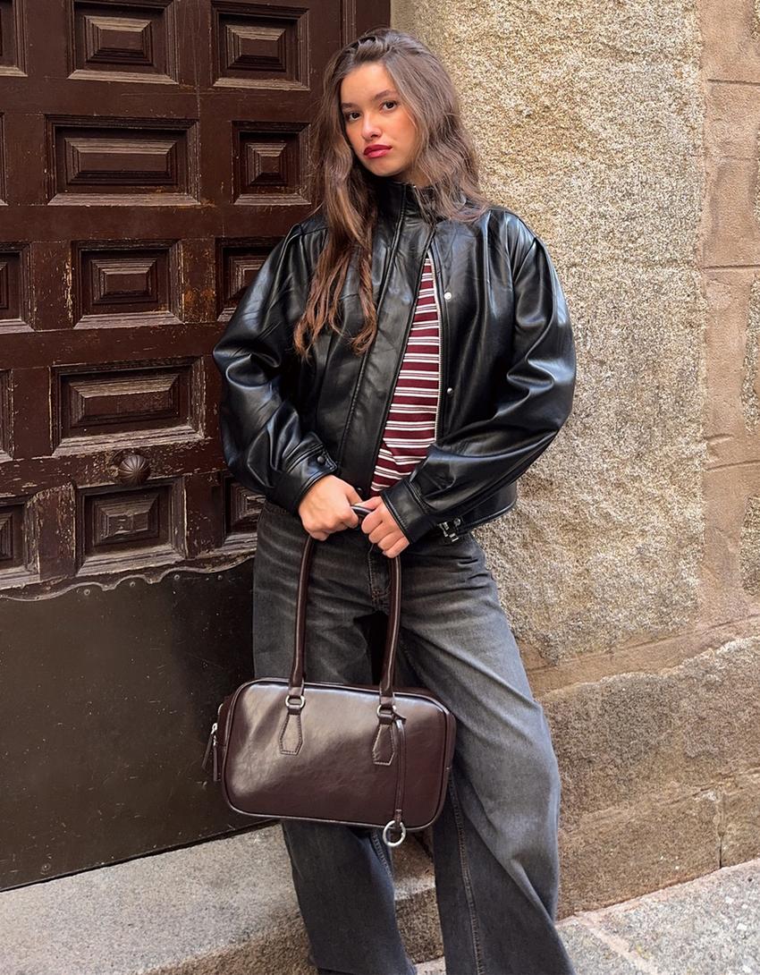 Sac similicuir-Marron