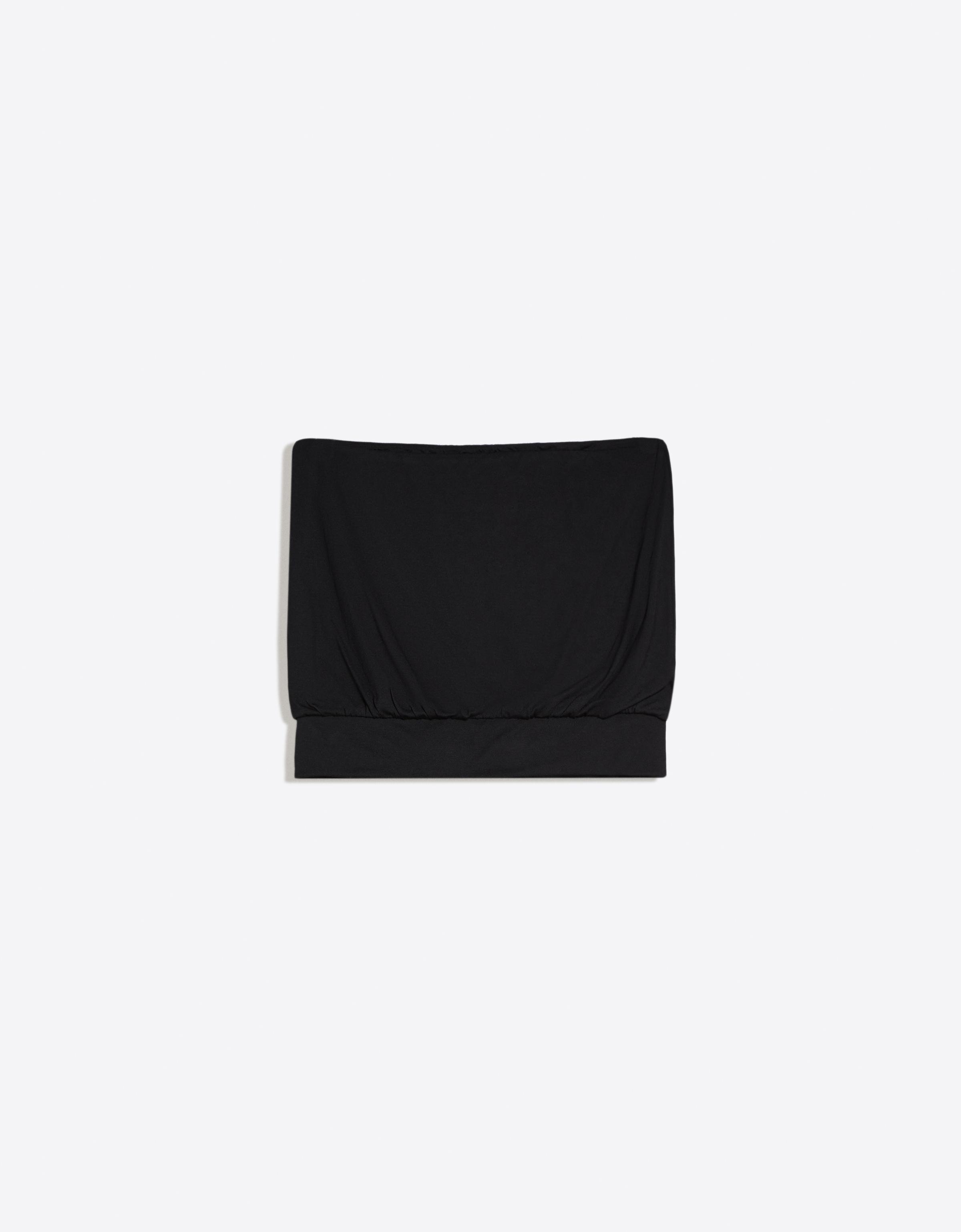 Bandeau waist cincher top