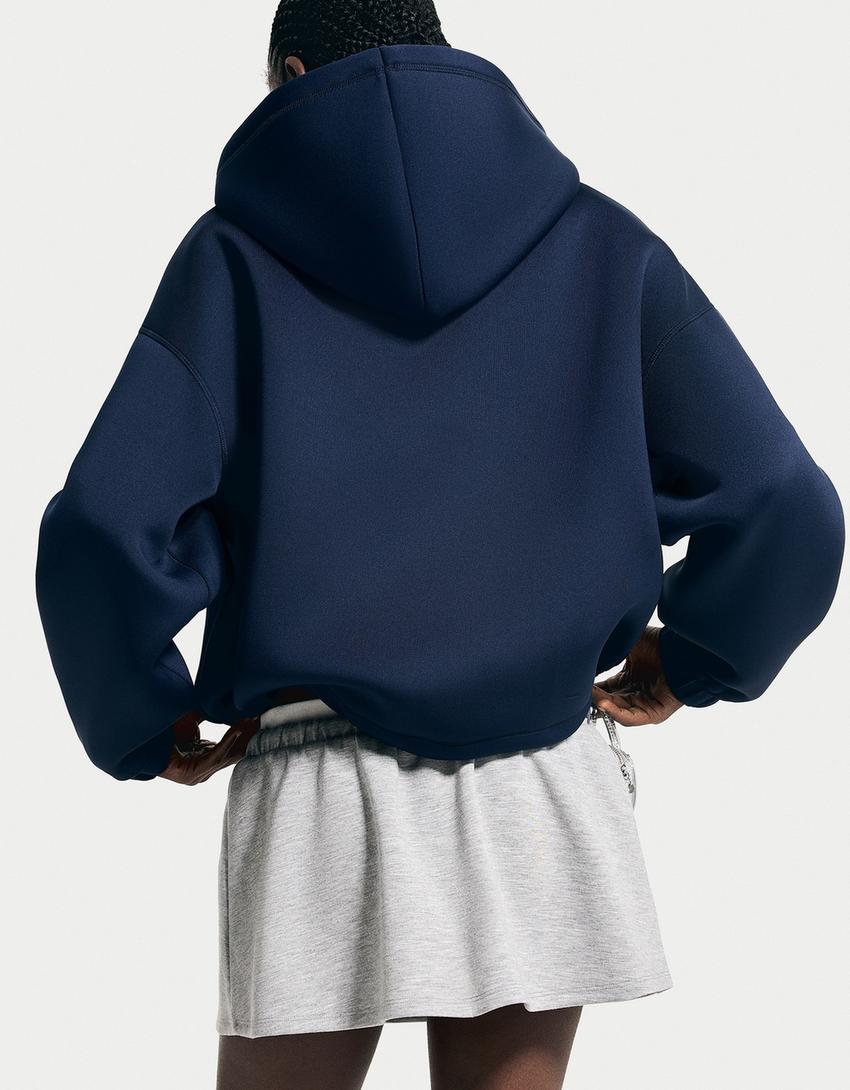 Navy Bershka Pullover Blau Bershka Pullover In Marine ABOUT YOU