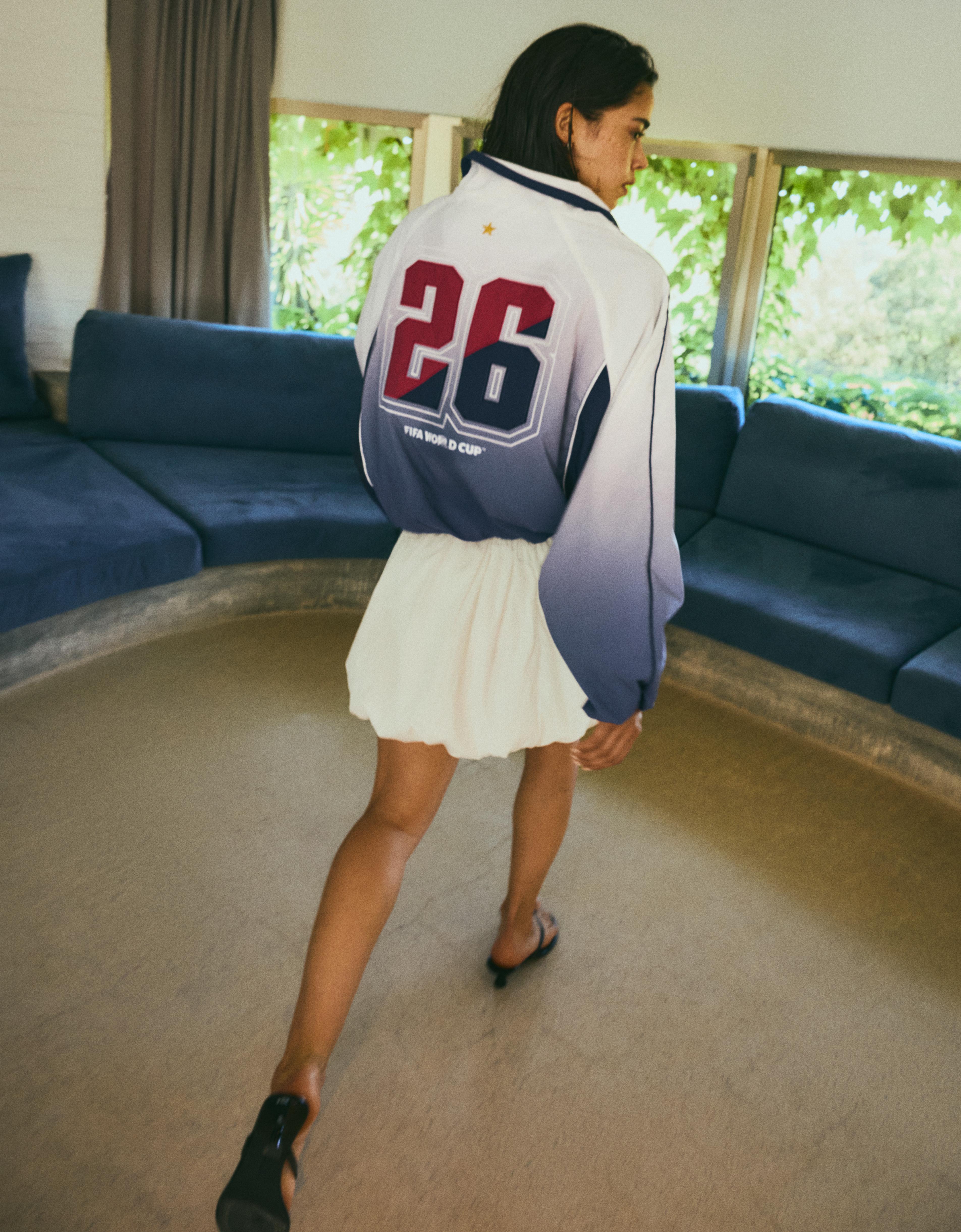 England FIFA WORLD CUP™ nylon jacket — Washed out blue