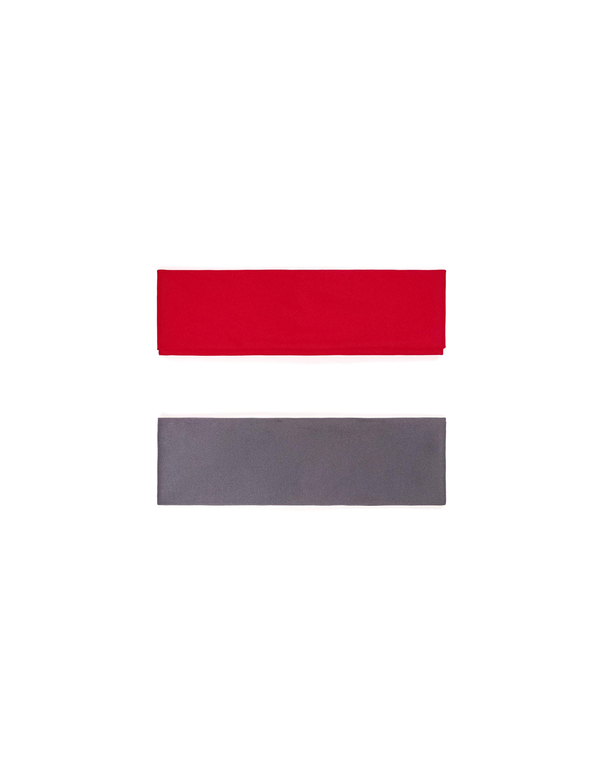 Pack of 2 non-slip hair bands — Red