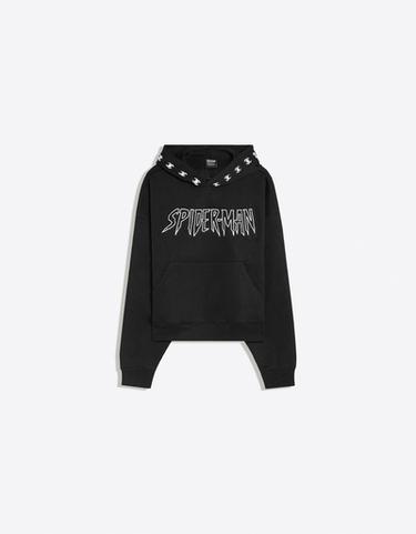 SPIDER-MAN hood sweatshirt — Black 5