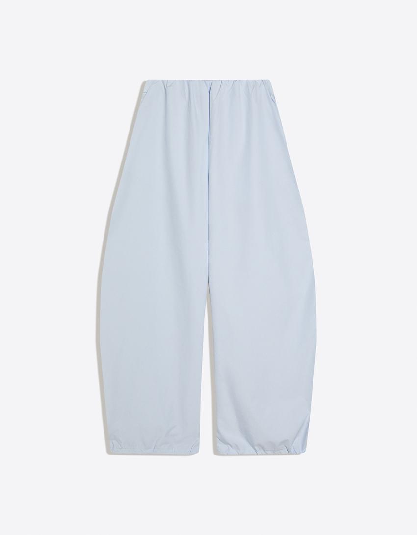 Teknik paraşüt pantolon-Gök mavisi