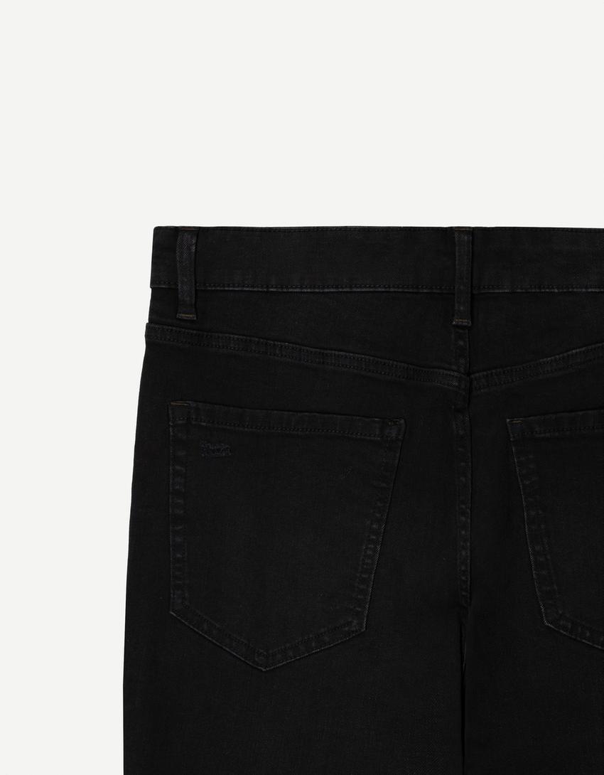 Carrotjeans Risse-Schwarz-2