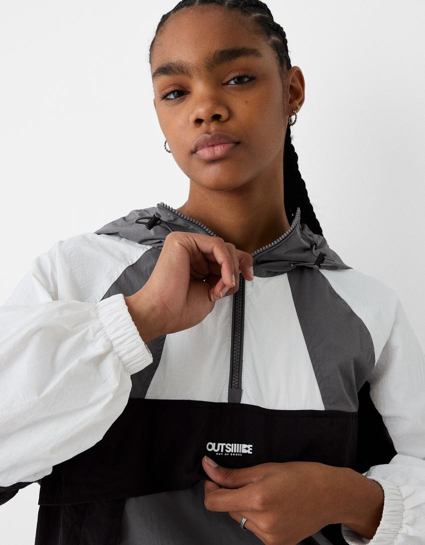 Casaco técnico canguru capuz-Preto-4