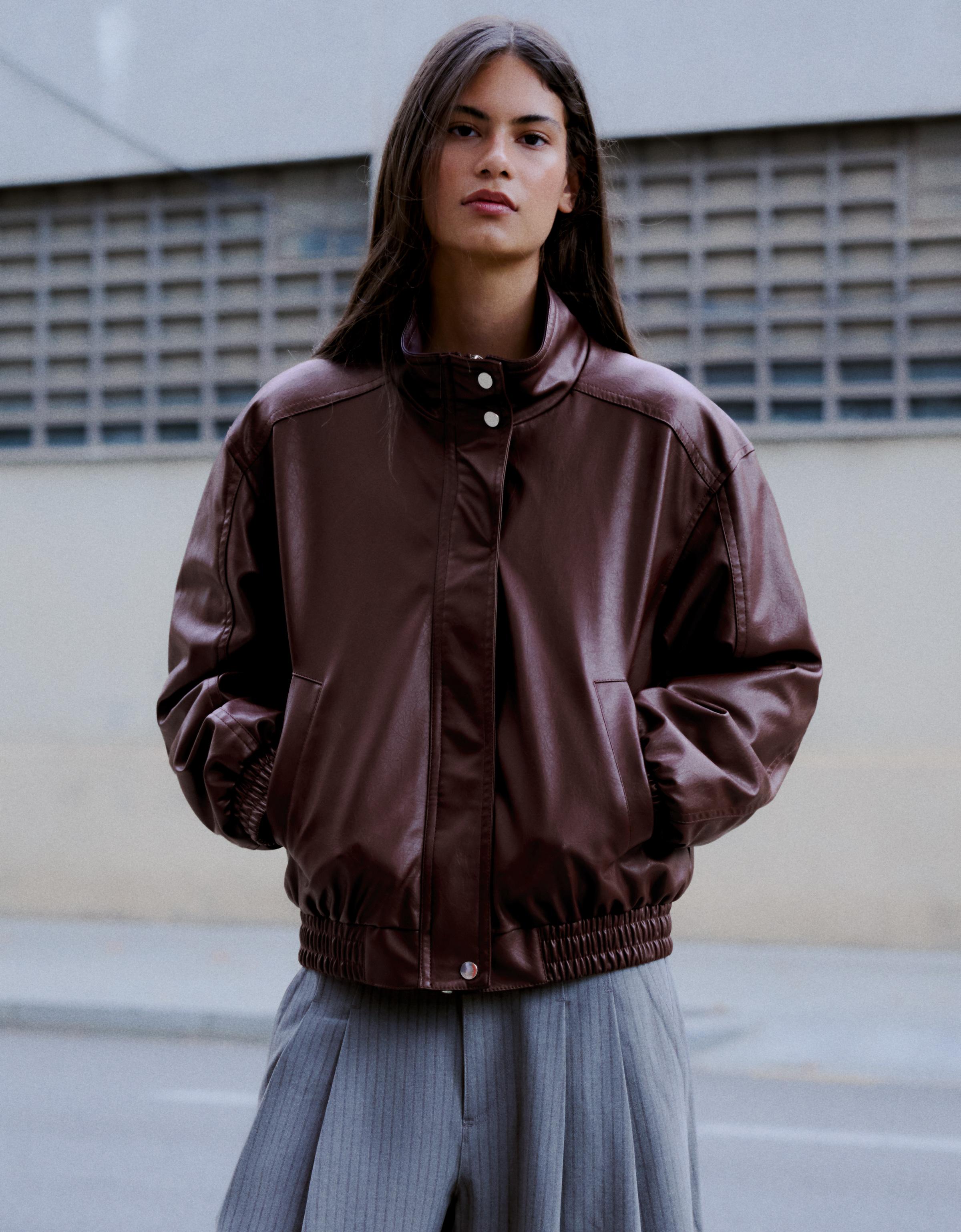 Leather-effect | Bershka