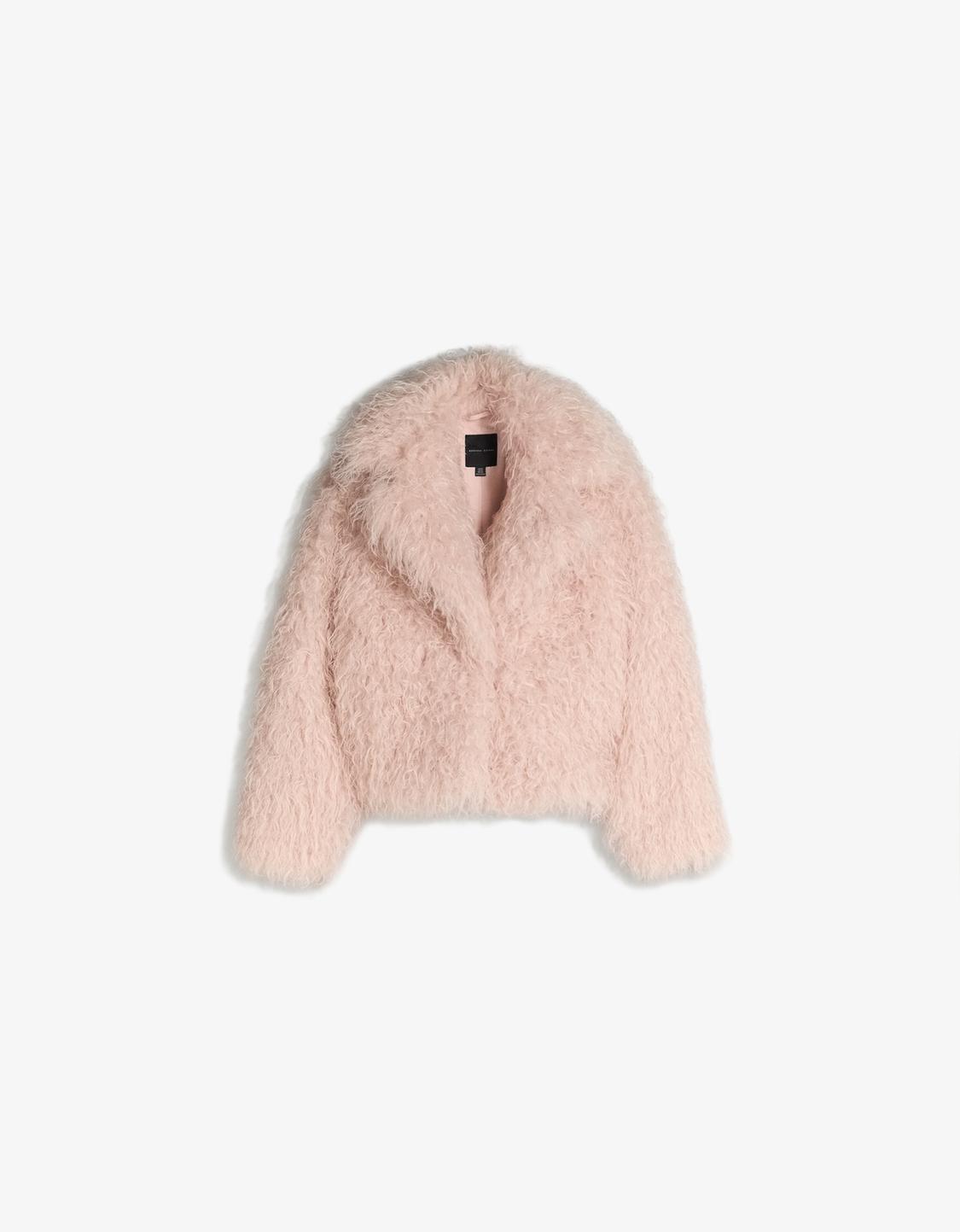 Faux fur jacket