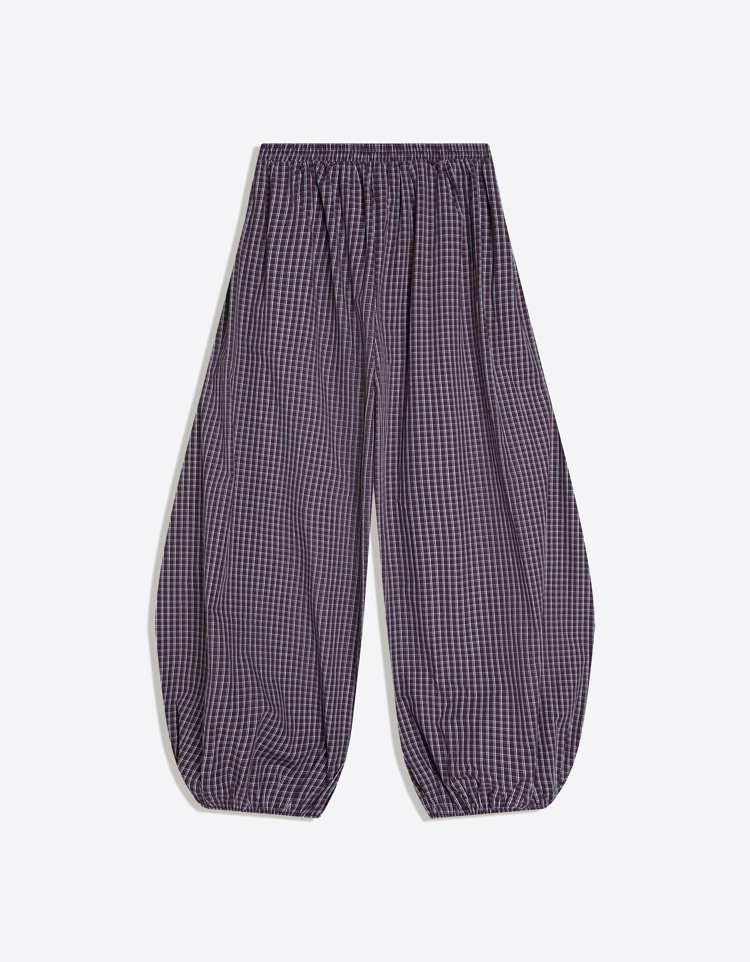 Poplin bloomer trousers — Maroon