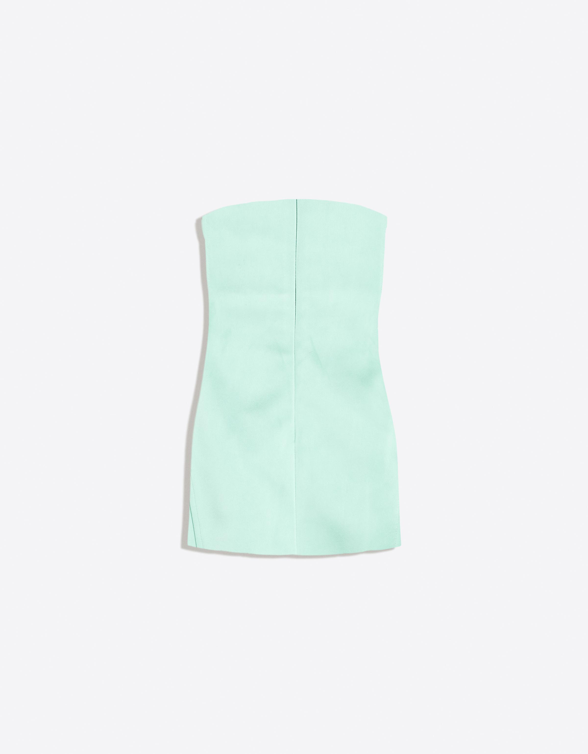 Saten yüzeyli mini elbise - Görsel 15