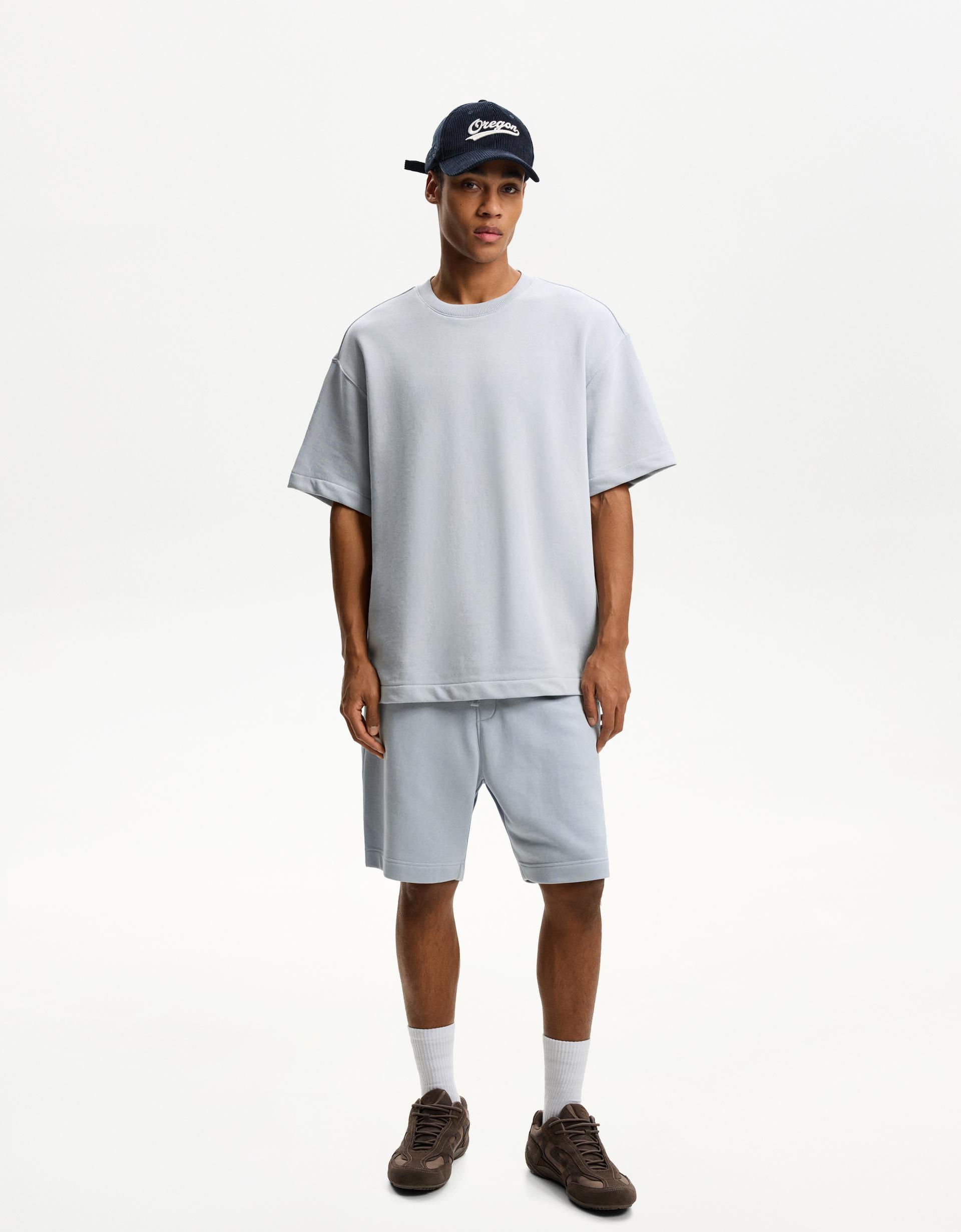 Everlast Shorts Sgambati Bershka Plush Bermuda Shorts Men Bershka