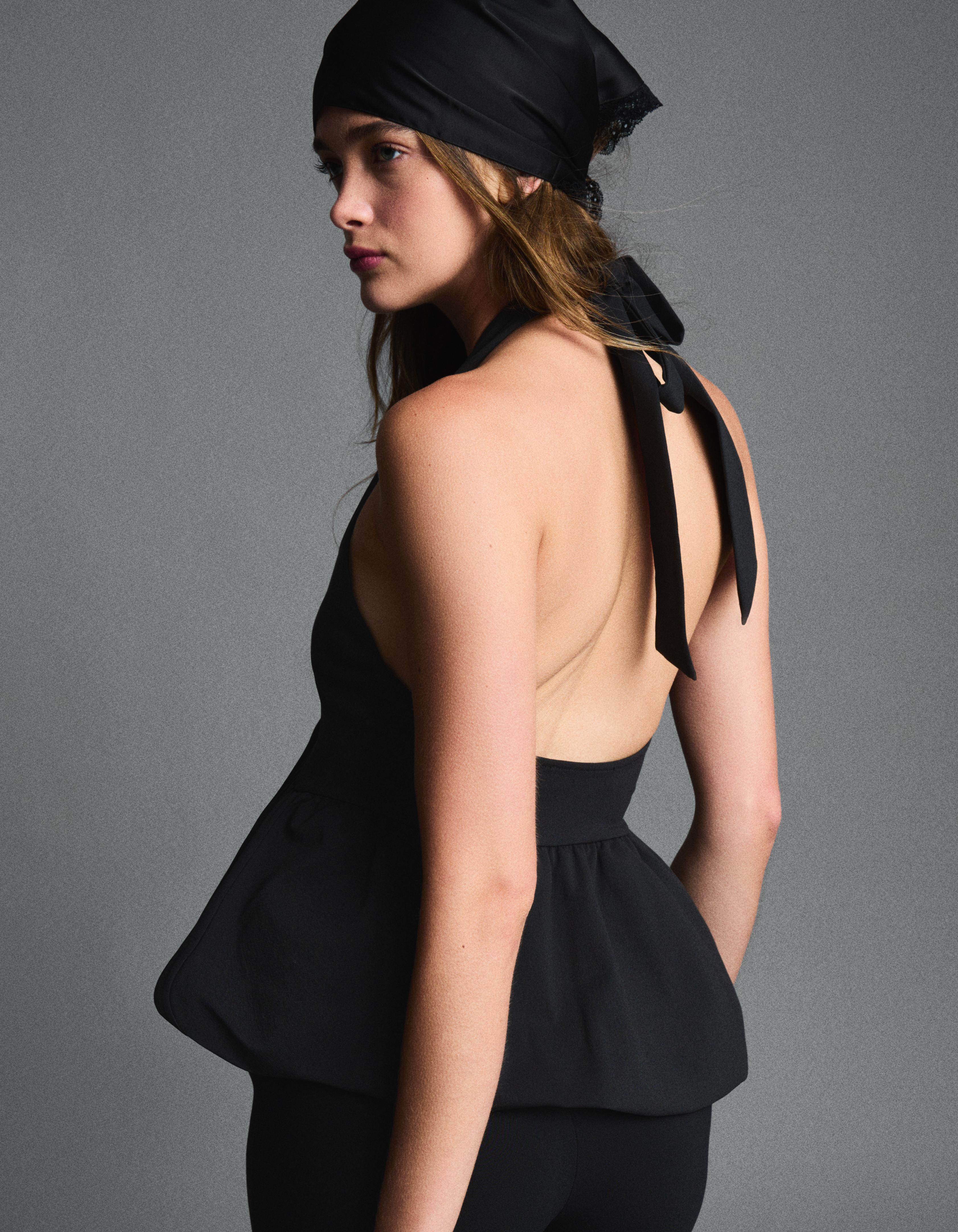 Balon efektli halter top - Görsel 74