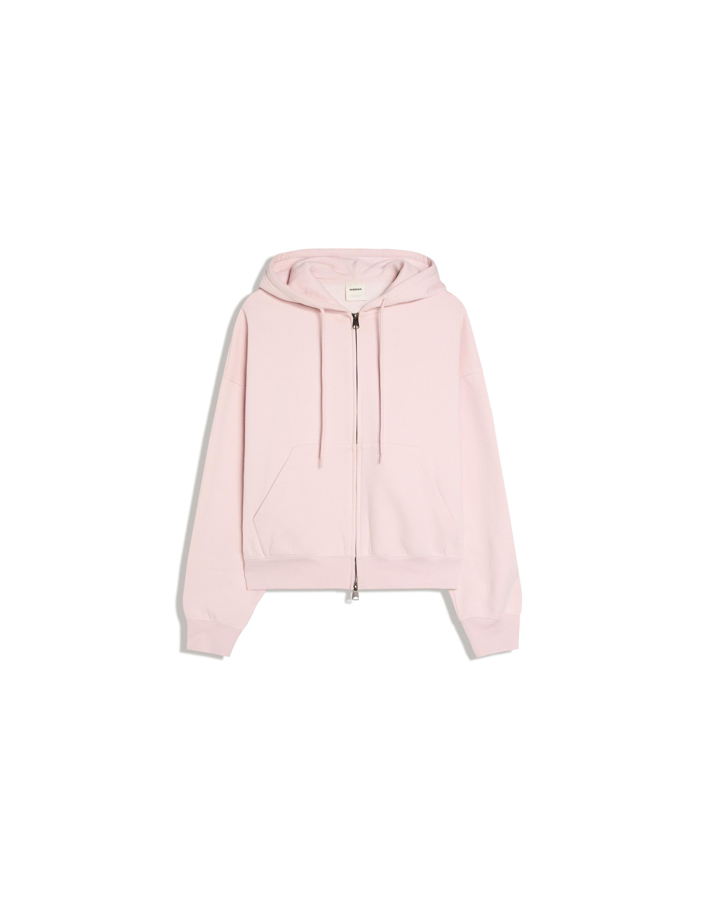 Zip-up hoodie — Pink
