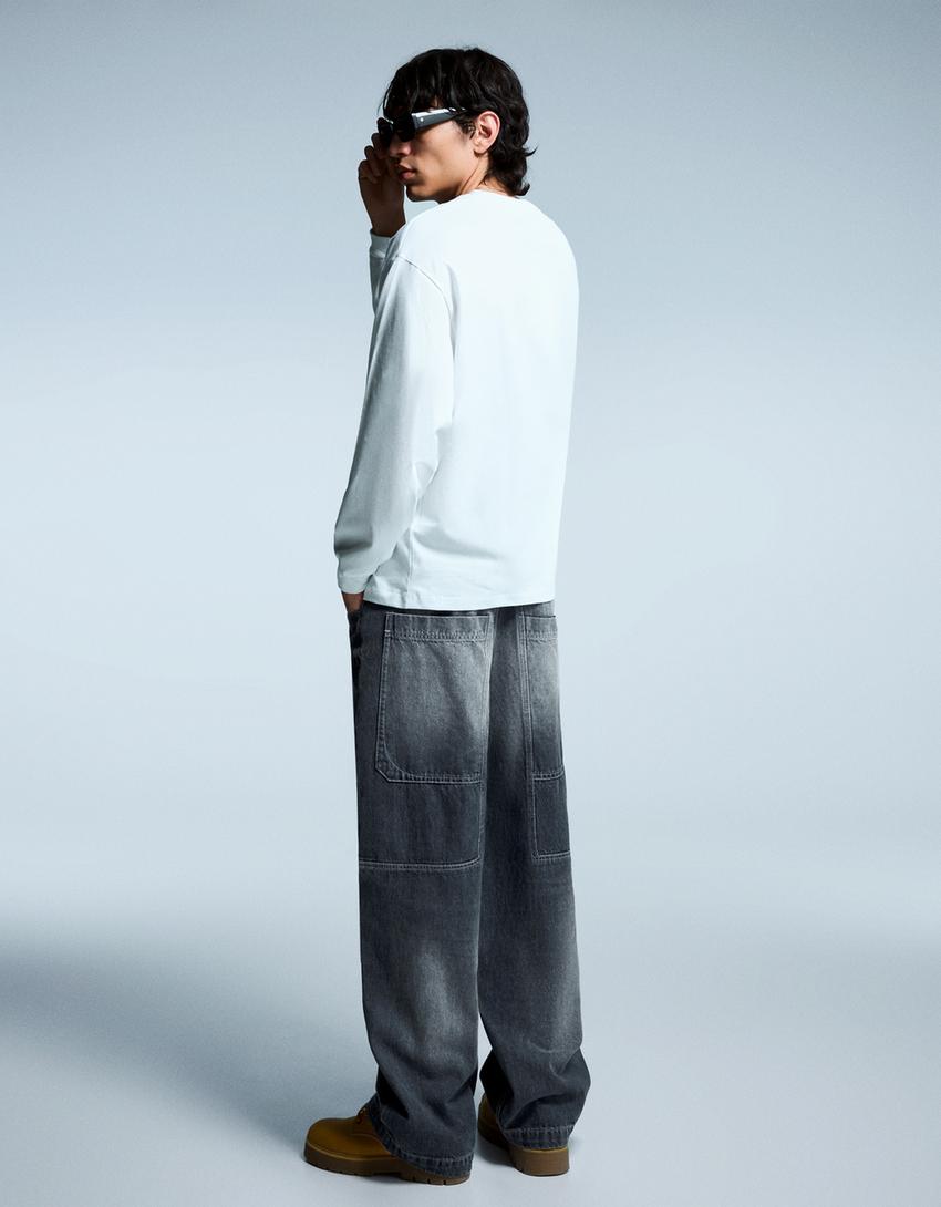 Super baggy jeans-Blue