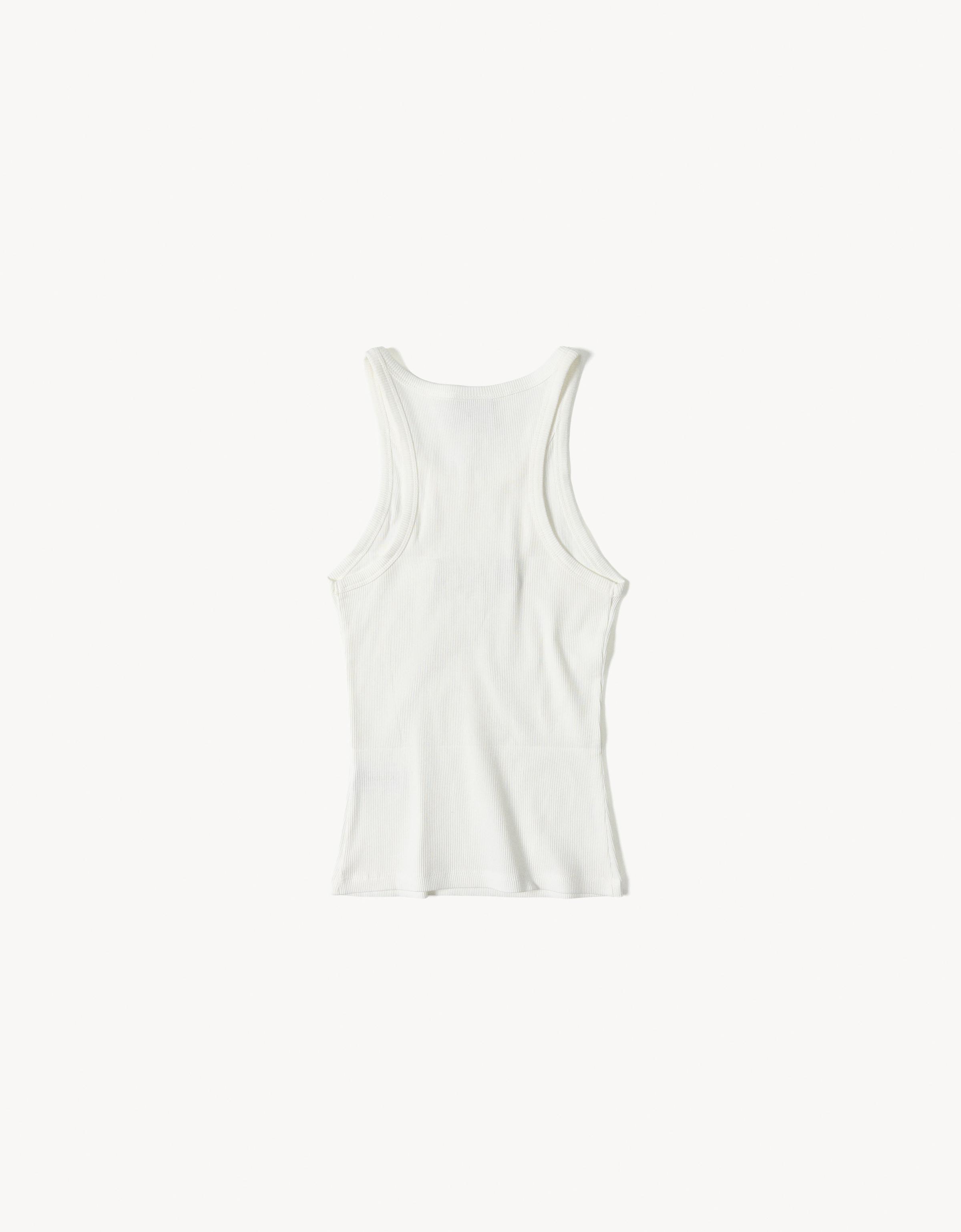Bershka ARIES X BERSHKA baskılı askılı top görsel 6