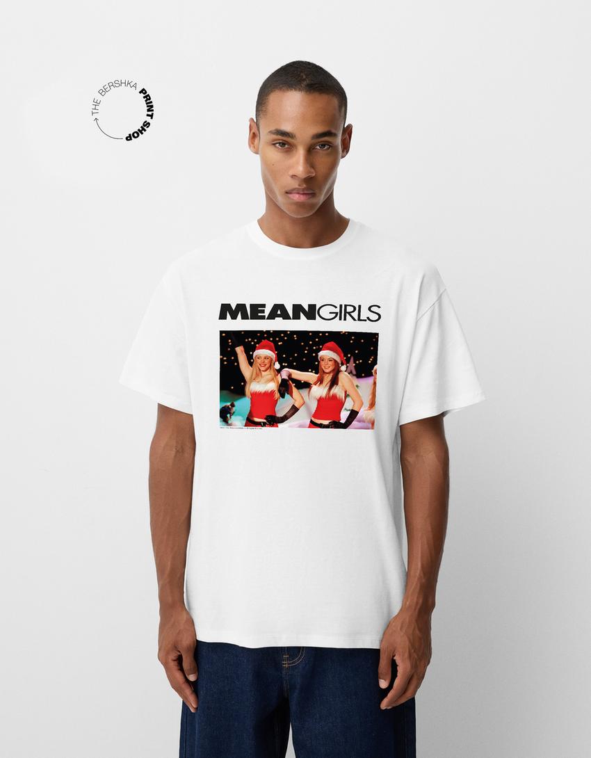 Oversize, kortærmet T-shirt med Mean Girls - Dame | Bershka