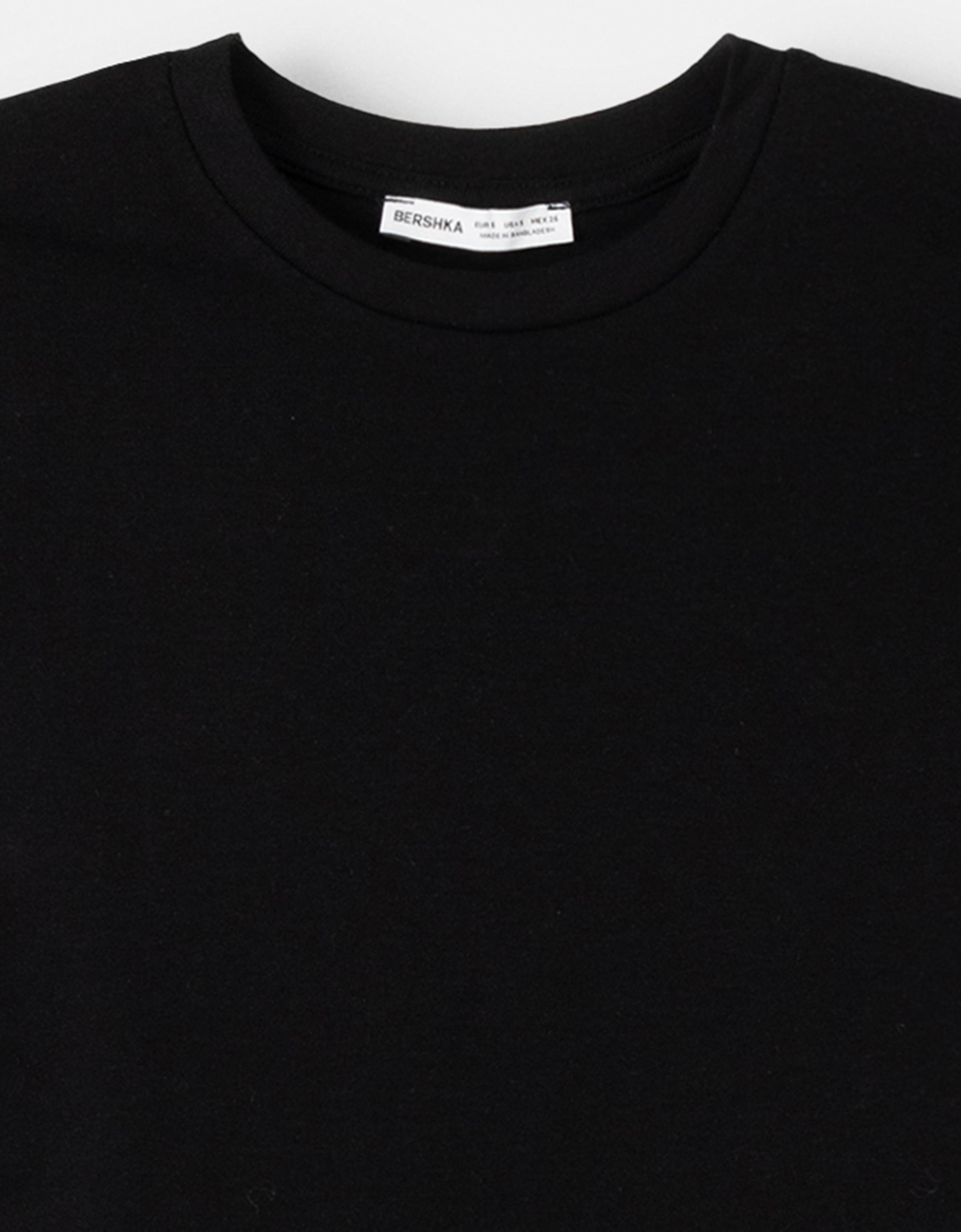 Kısa kollu bisiklet yaka tişört - Görsel 466