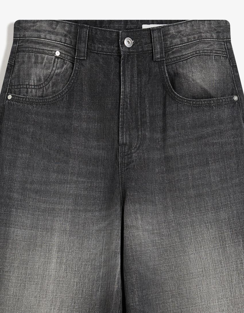 Mega baggy jeans-Black