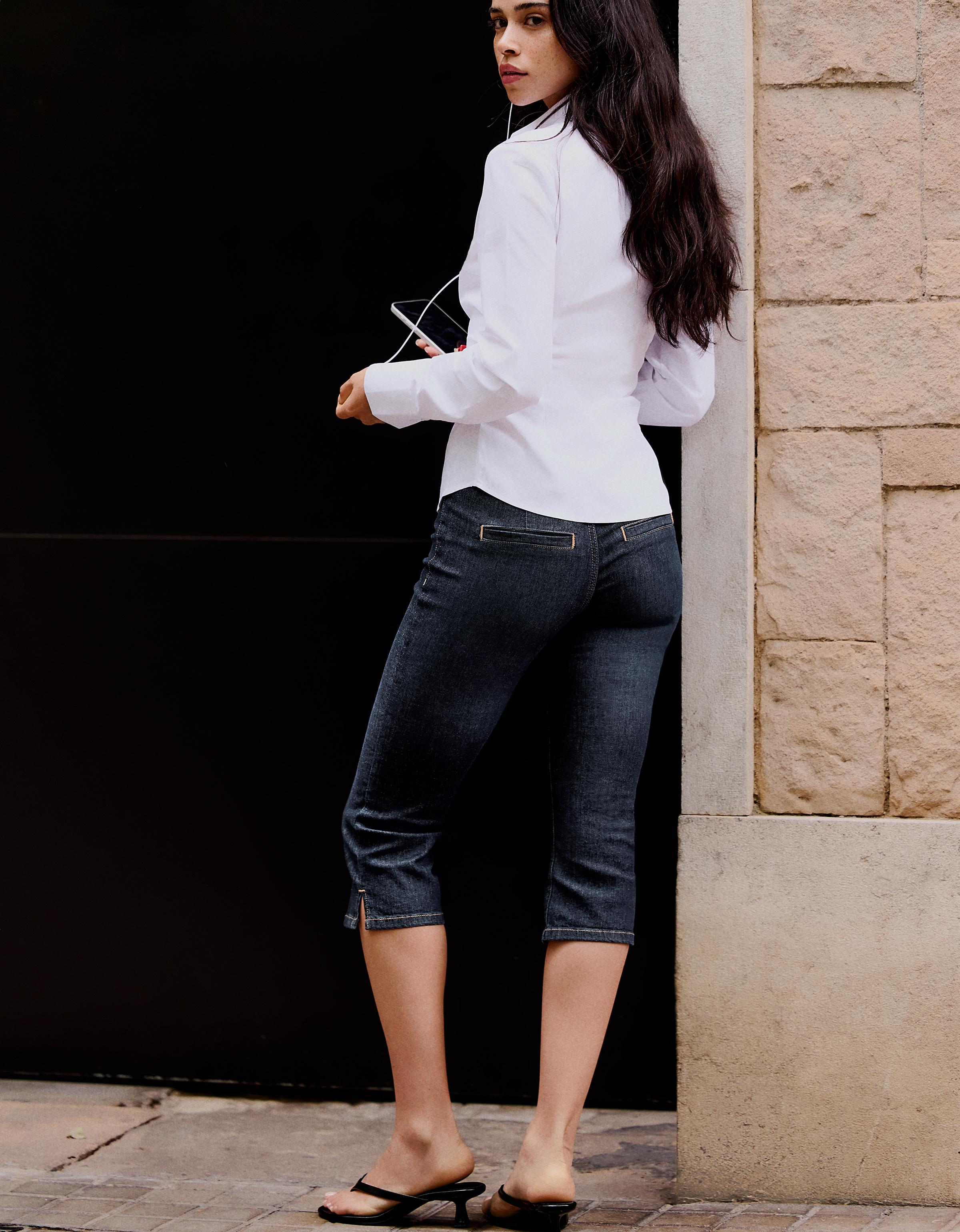 Denim capris — Blue