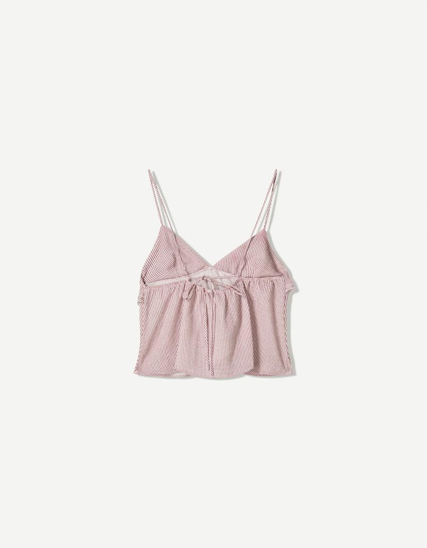 Rustic tank top-Burgundy-4