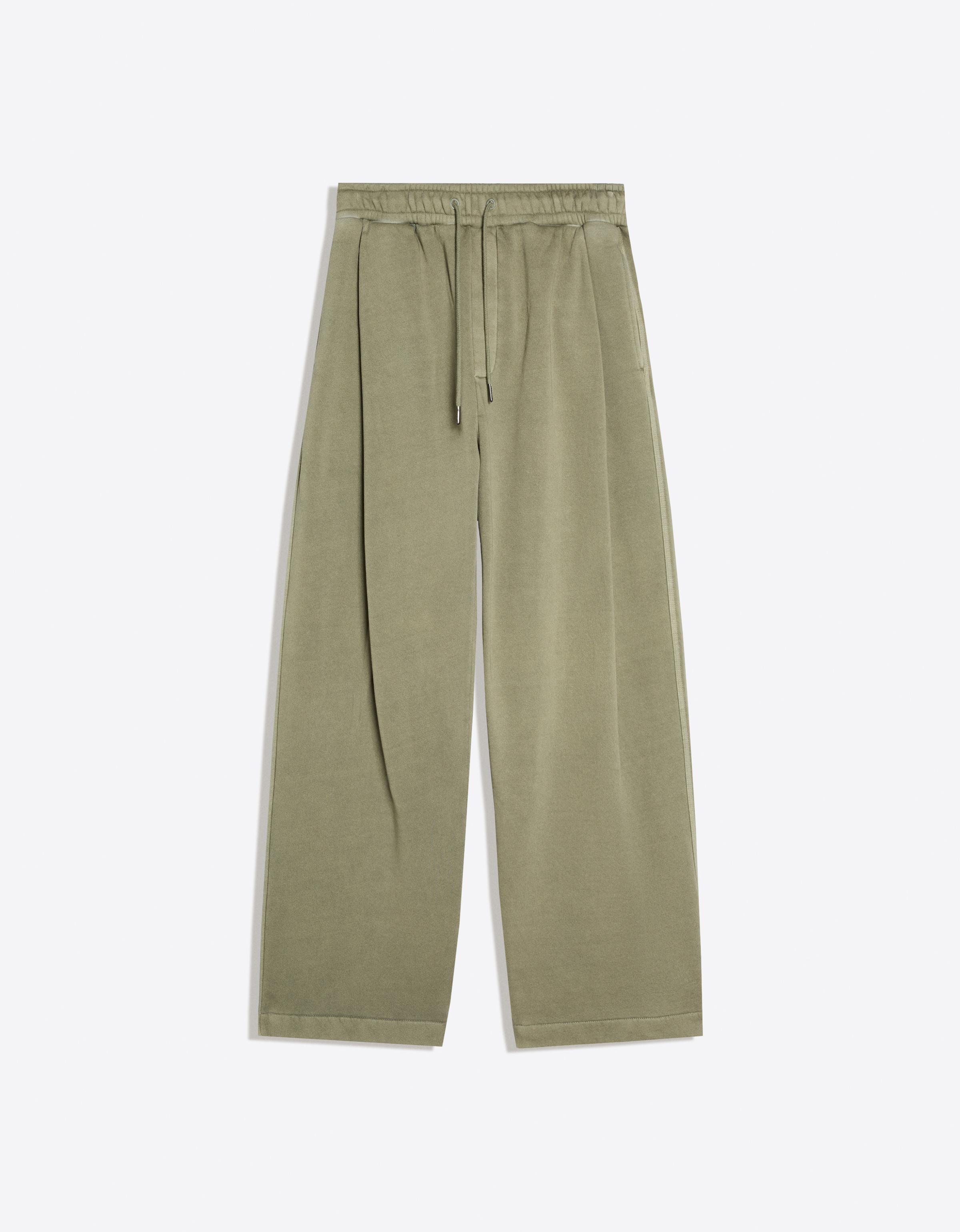 Balloon trousers with washed effect — Khaki