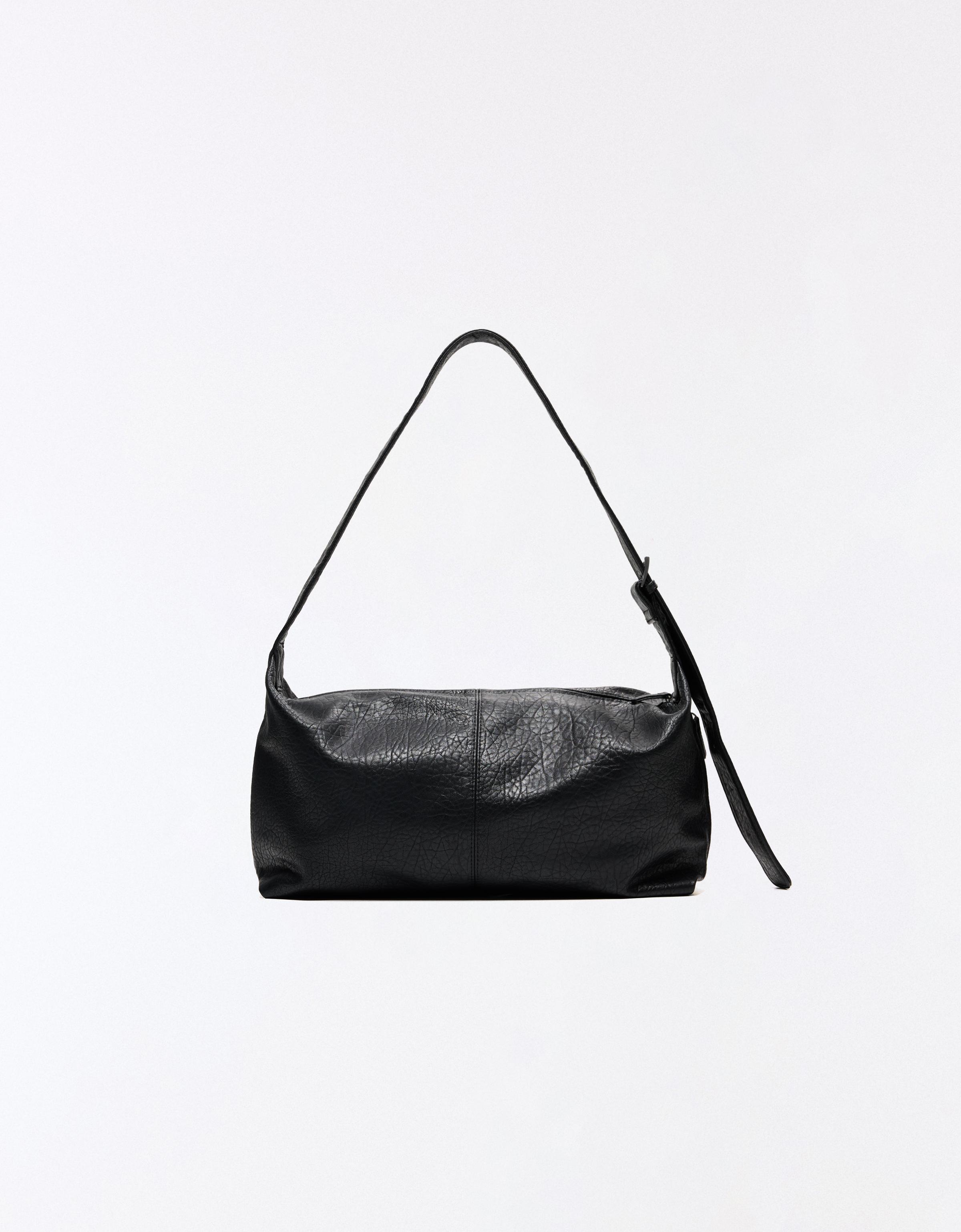 Rectangular bucket bag — Black