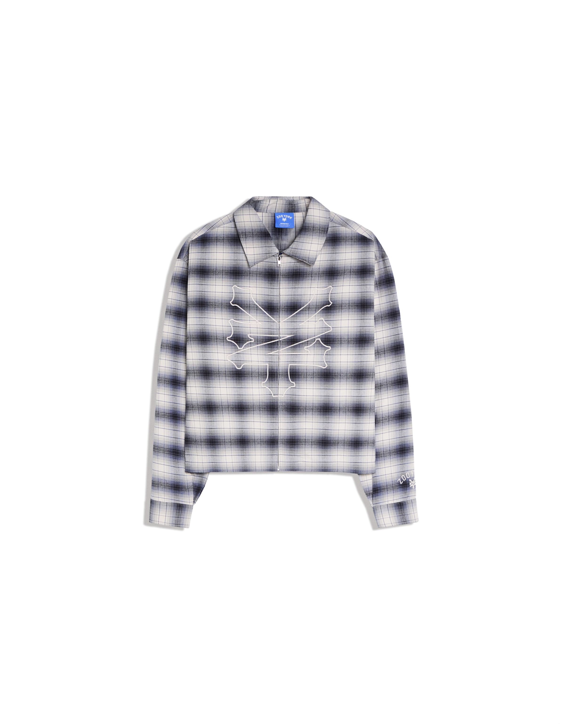 ZOO YORK check overshirt — Blue