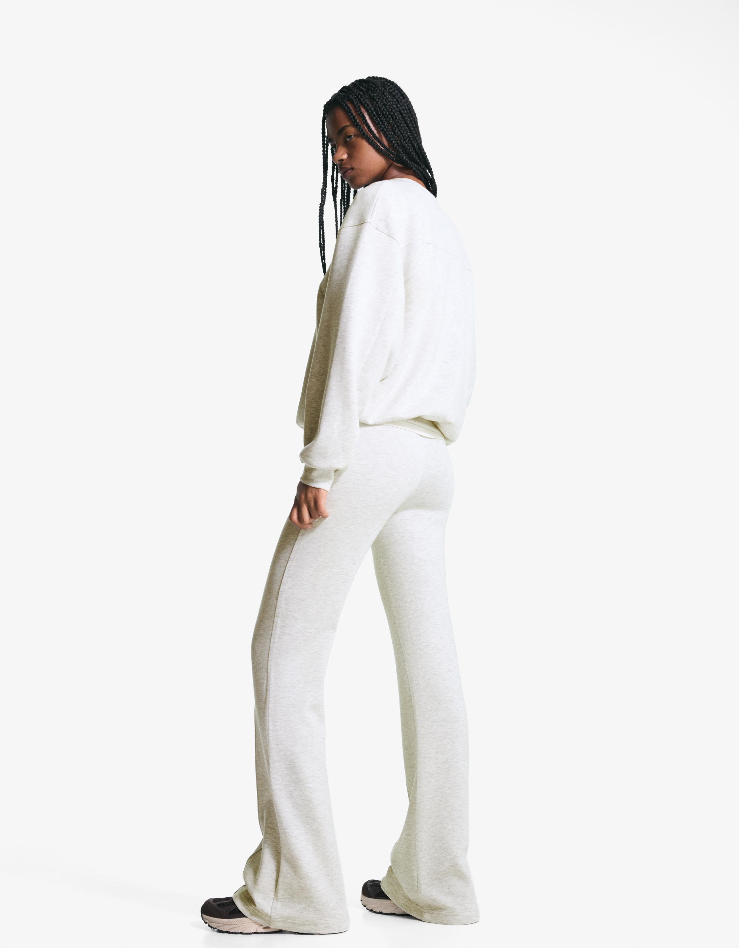 Oversize round neck sweatshirt — Grey