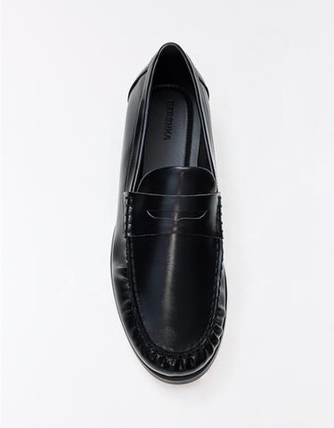 Ruched loafers — BLACK 3