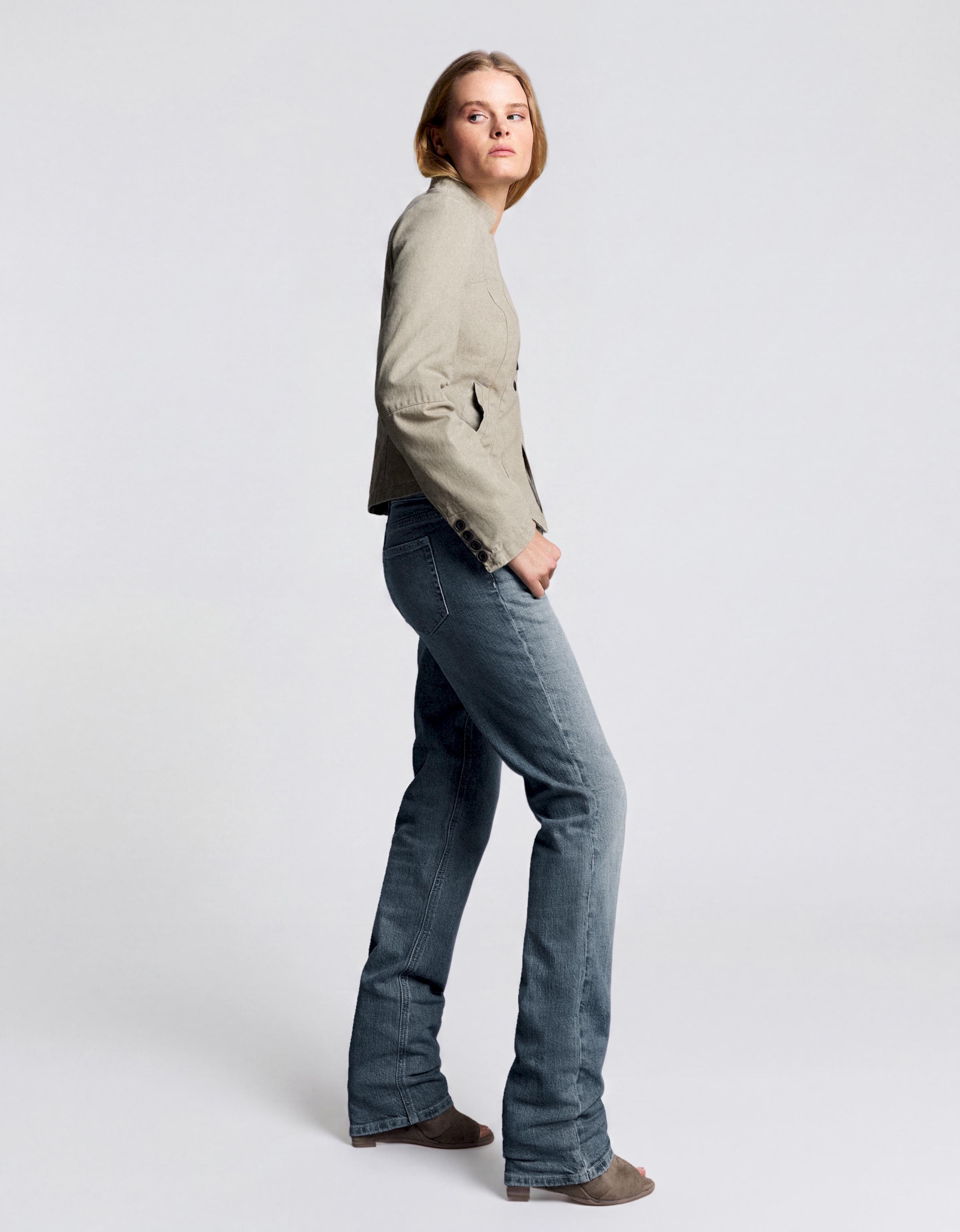 Low-rise slim fit jeans — Light blue