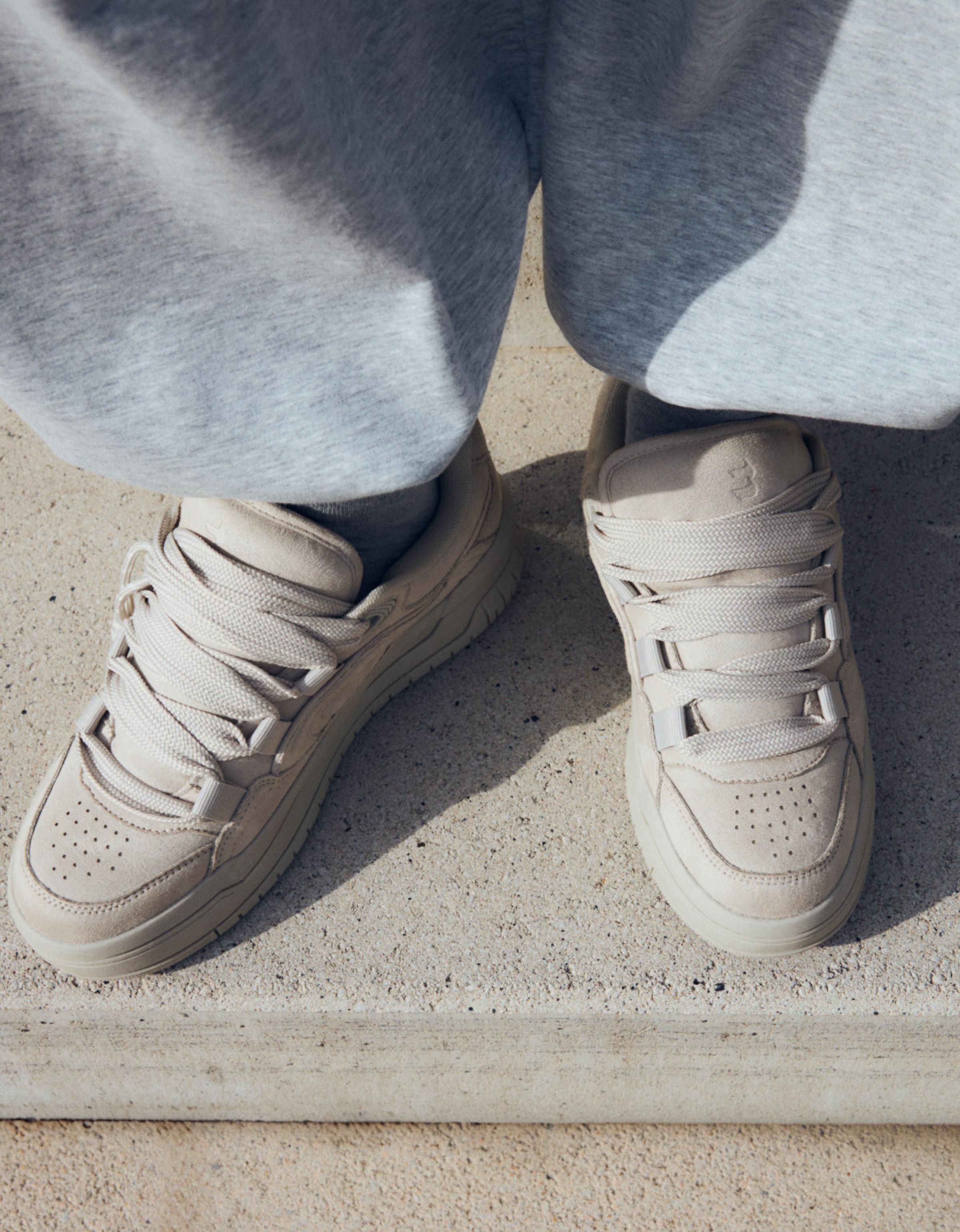 Chunky skate trainers — Grey