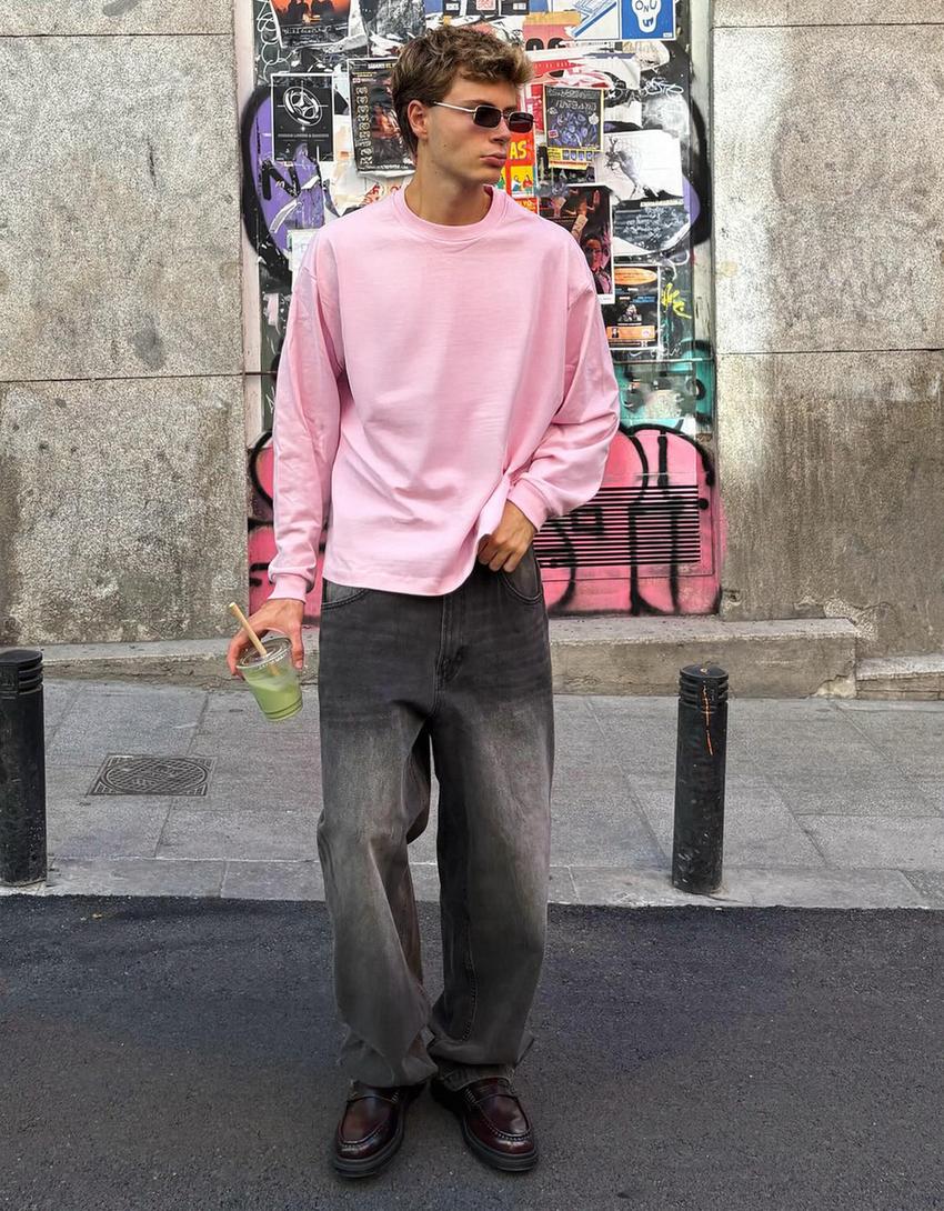 Superbaggy jeans-Zwart